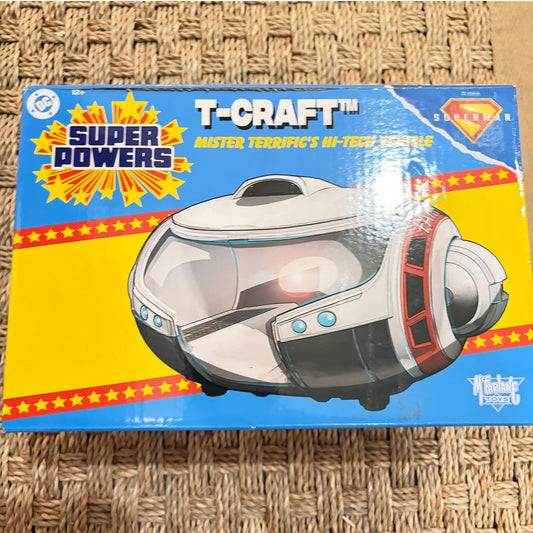 McFarlane Toys DC Super Powers T-Craft Mister Terrific's Hi-Tech Vehicle NEW