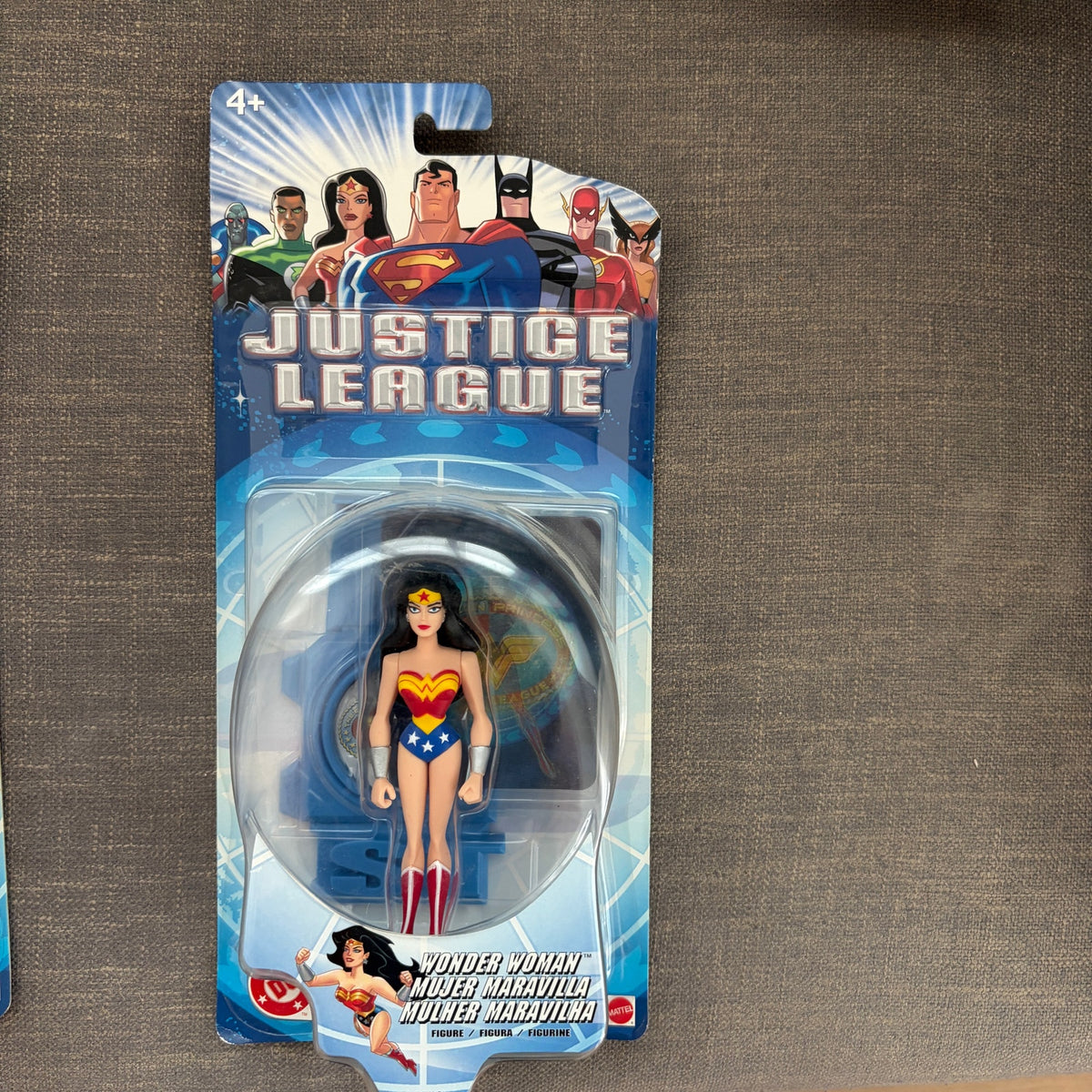 Justice League 2003 LOT 5 The Flash, Wonder Woman, Hawkgirl Action Figures NEW