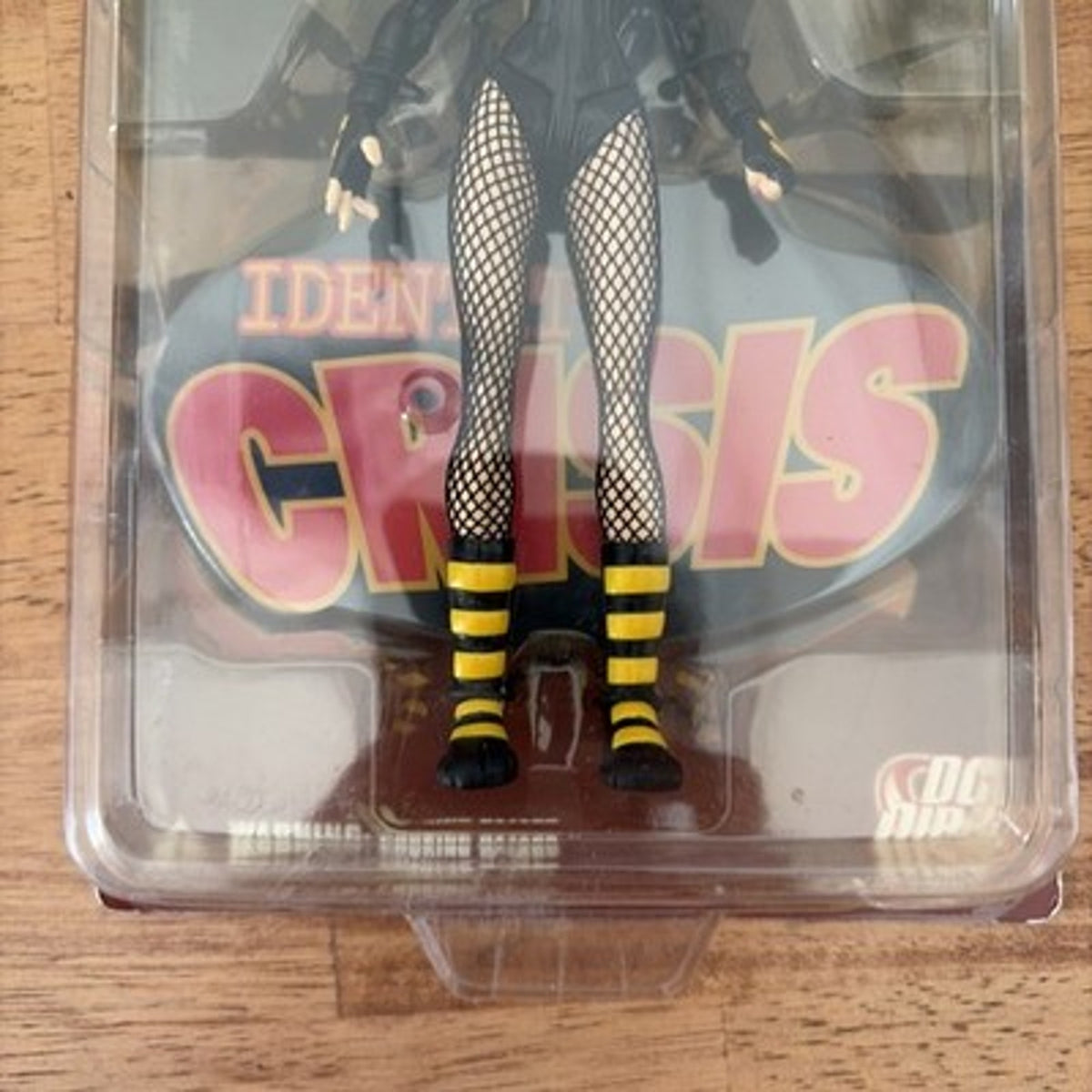 Black Canary Action Figure DC Direct Identity Crisis Boxed Black Yellow