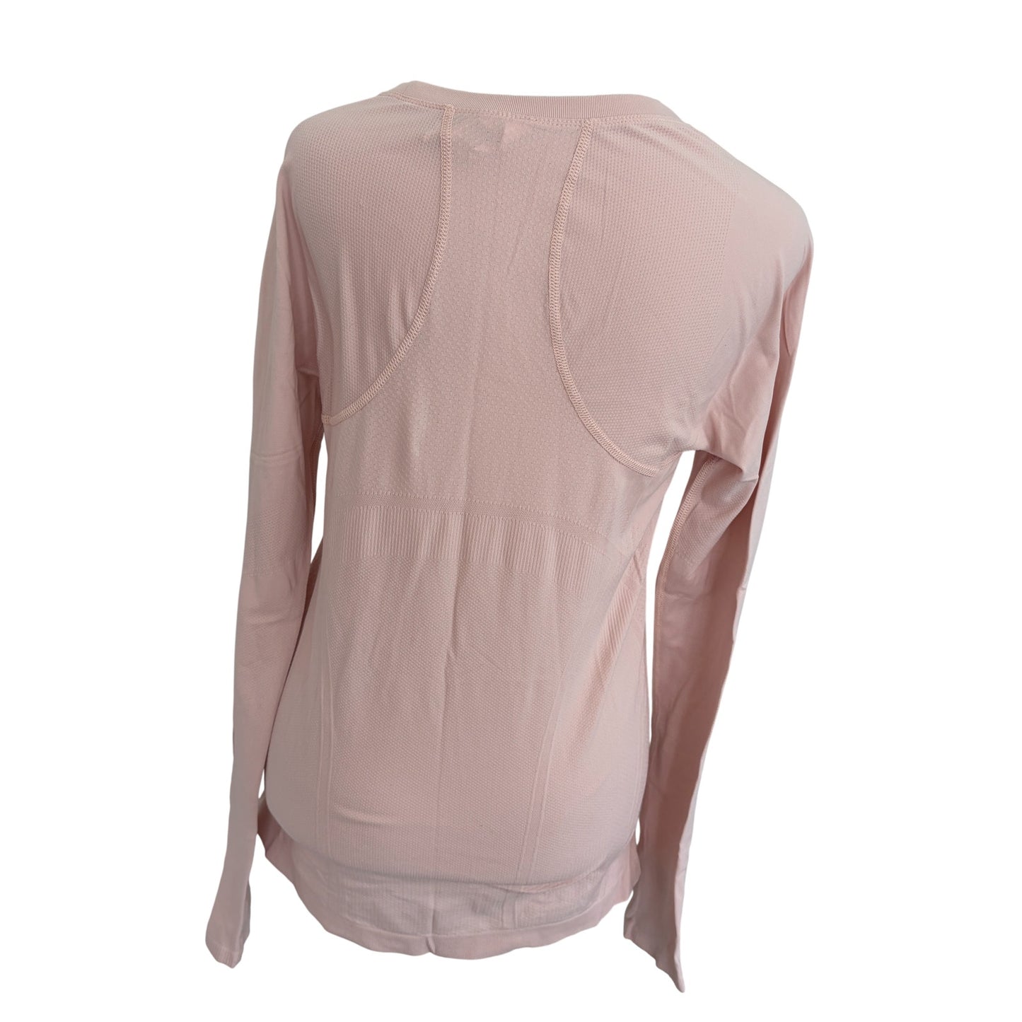 Athleta Light Pink Momentum Long Sleeve Top Womens Size Medium
