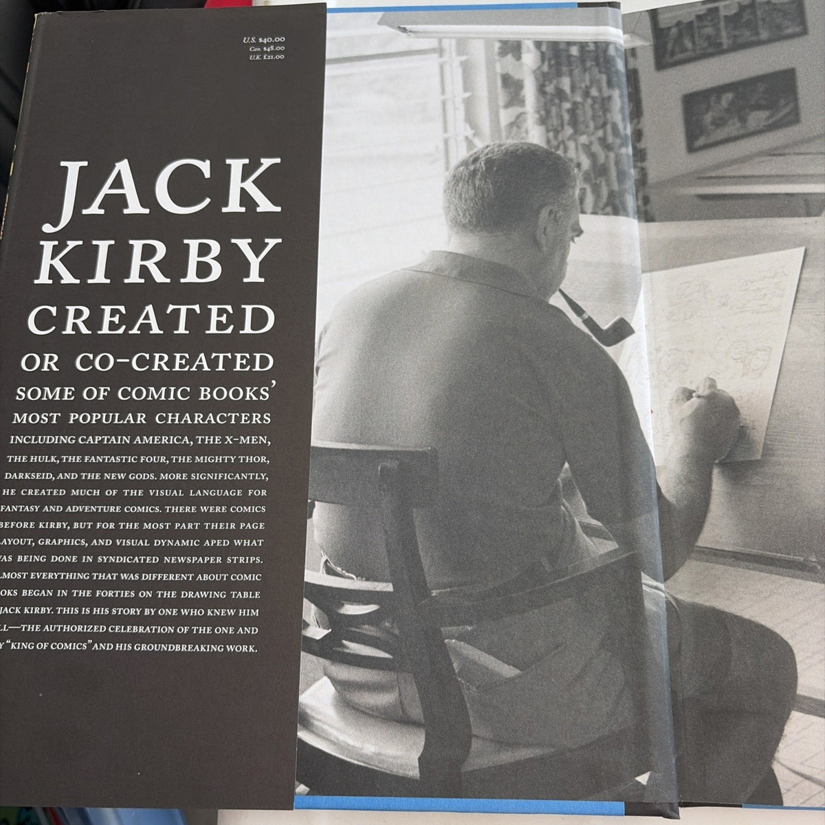 Kirby King of Comics by Mark Evanier 2008 Hardcover Jack Kirby Marvel DC