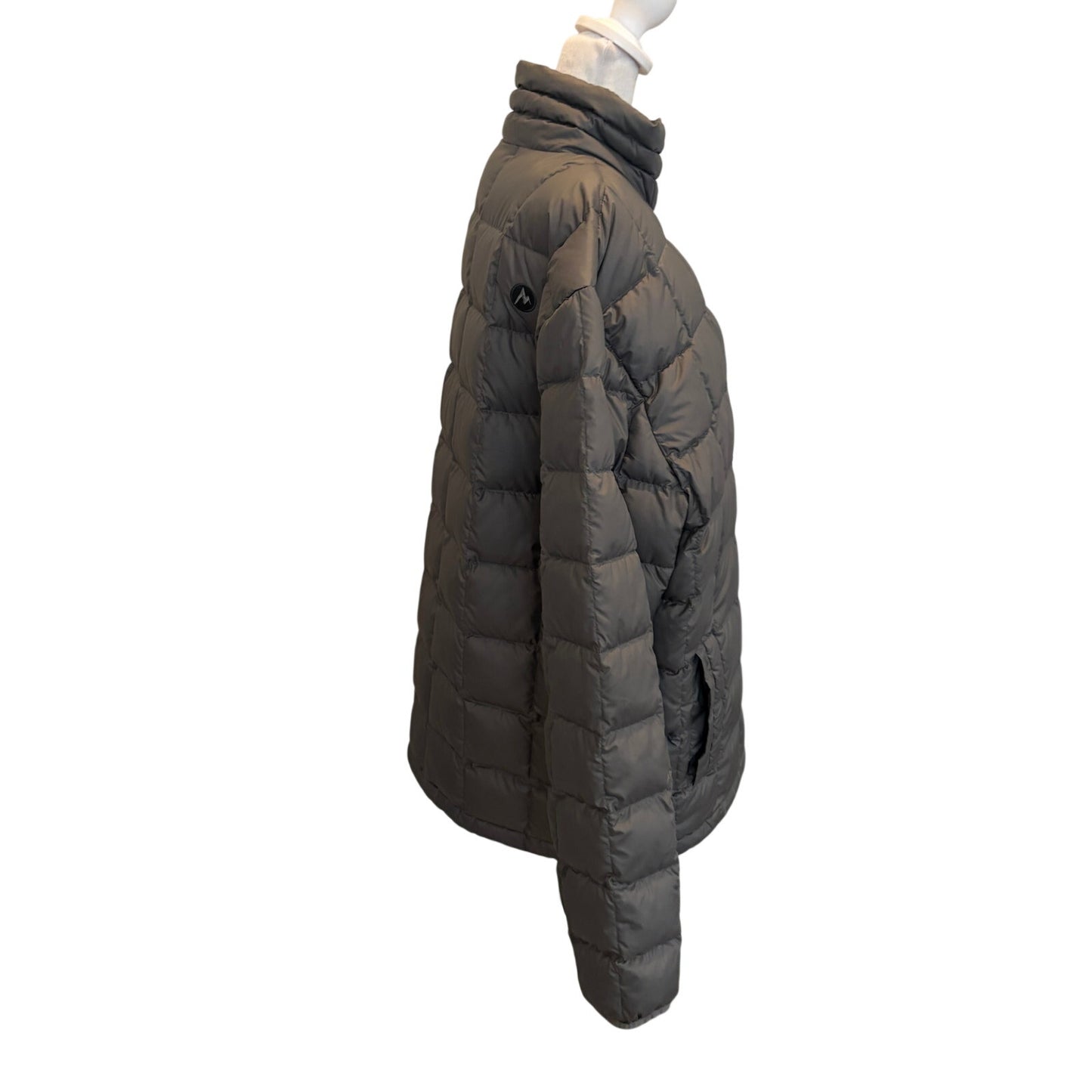 Marmot Gray 600 Fill Down Puffer Jacket Mens Size XL