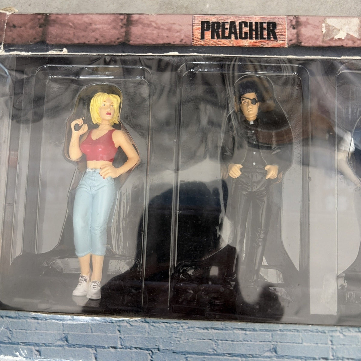 DC Direct Preacher 7 Piece PVC Set Vertigo Saints & Sinners 4" Figures NEW