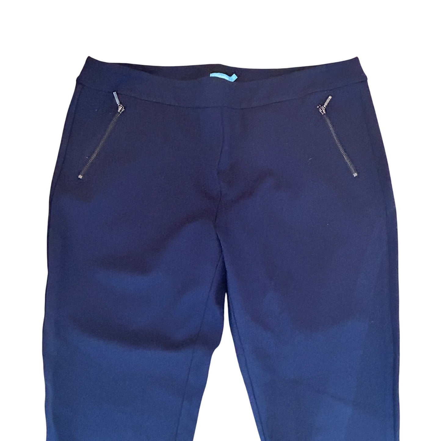 J. McLaughlin Dark Blue Elastic Waist Pull-On Pants Womens Size 12