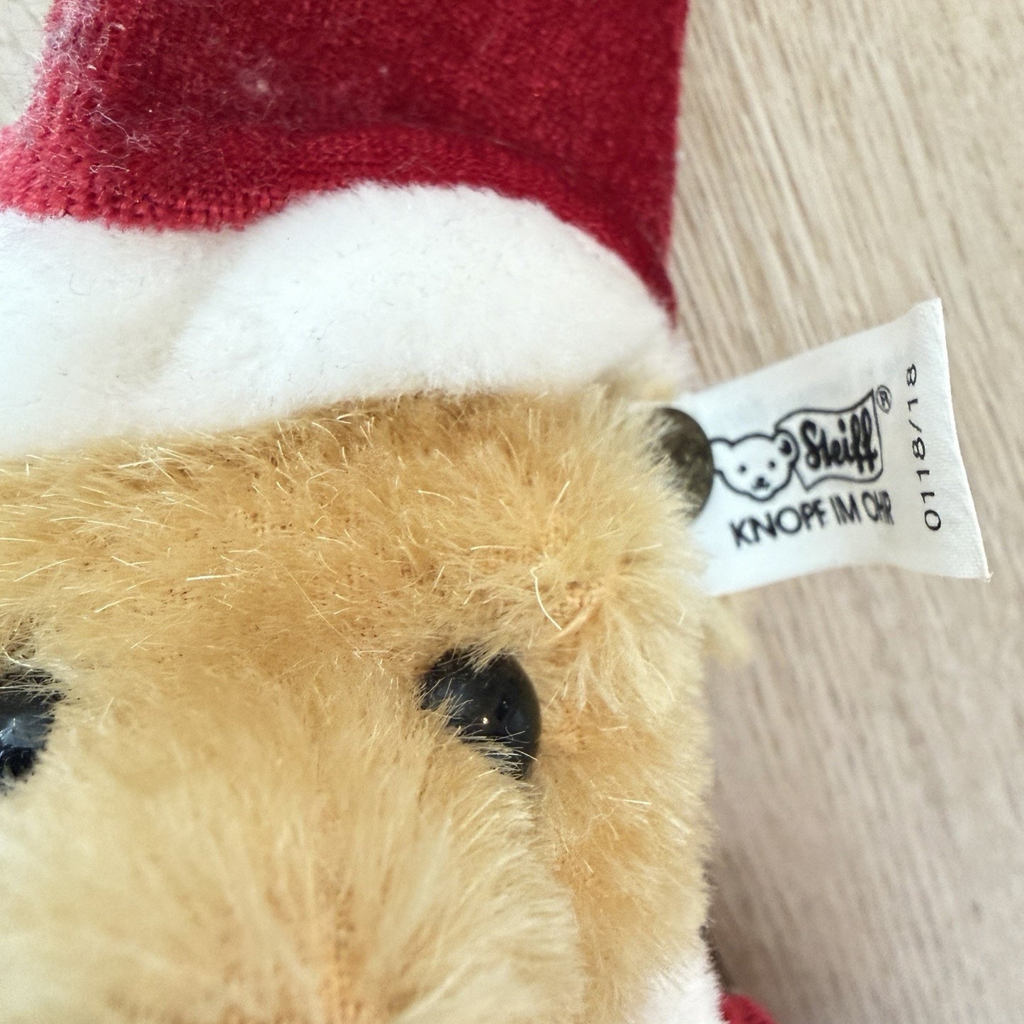 Vintage Steiff Santa Bear 7” Limited Edition