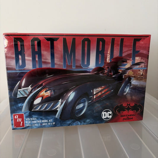 AMT Batman & Robin DC Batmobile Glue-Together Model Kit Car 1/25