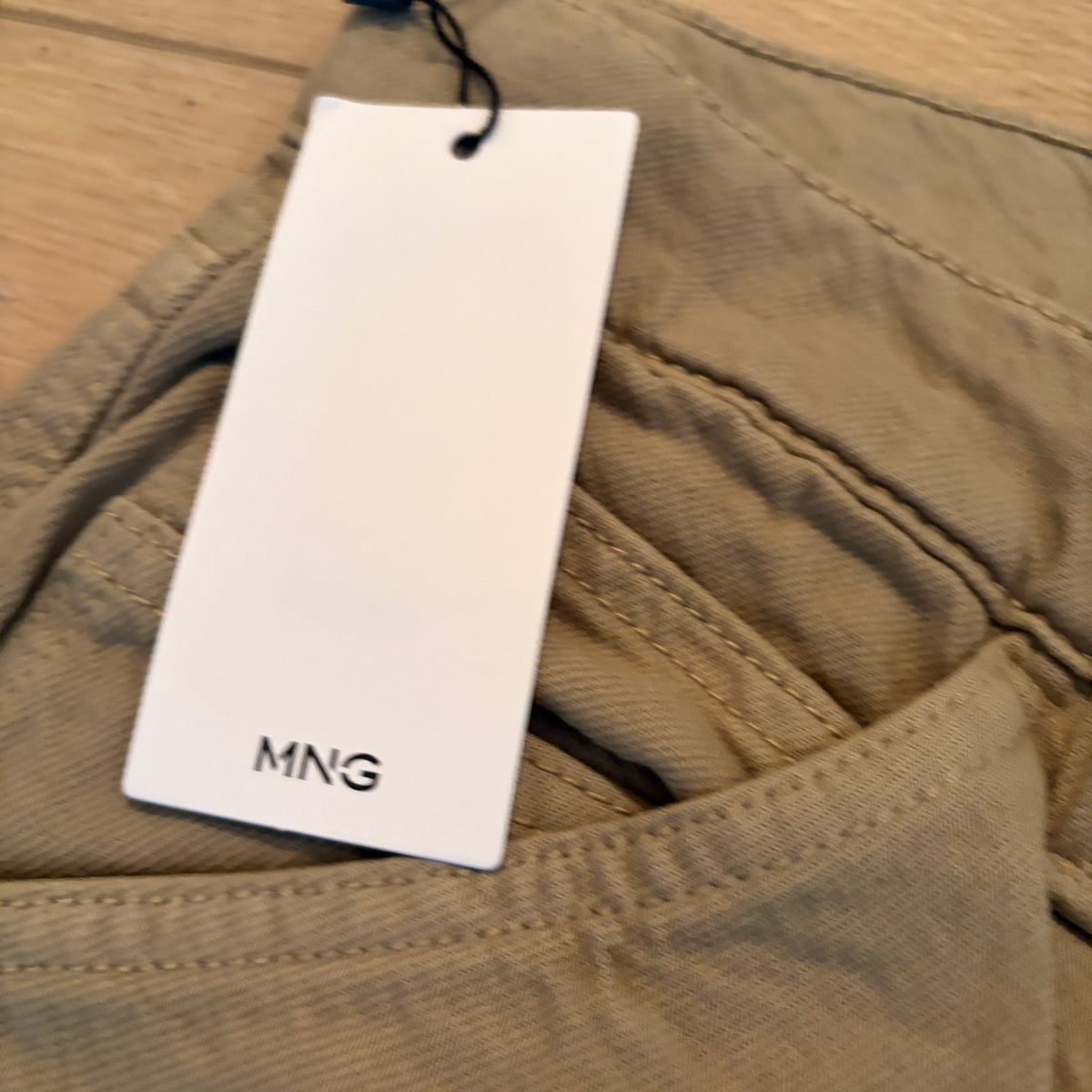 Mango MNG Tan Brown Carpenter Jeans Pants Mens Size 34 NEW