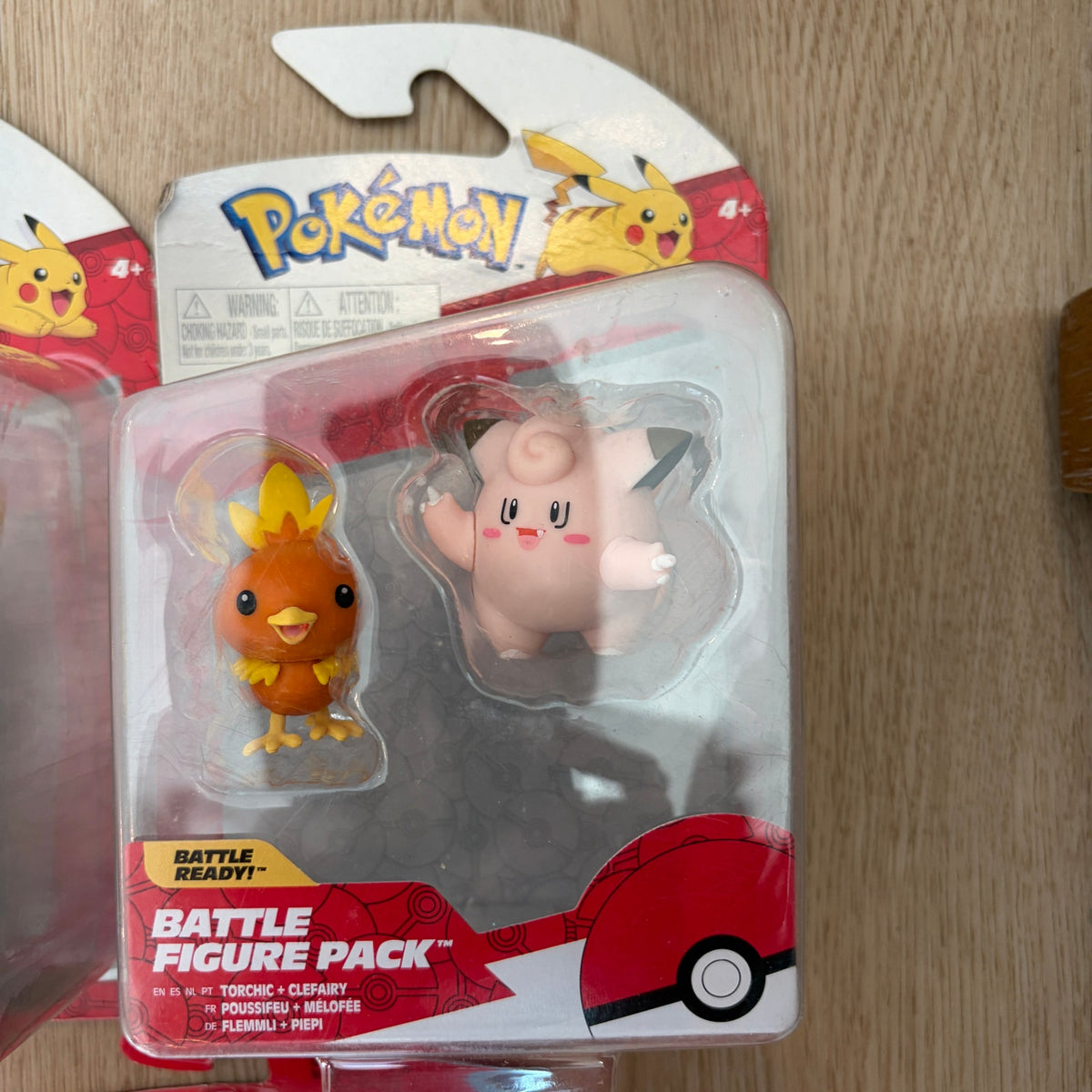 2022 Pokemon Battle Figure Packs LOT of 3 Packs - 5 Figures NEW