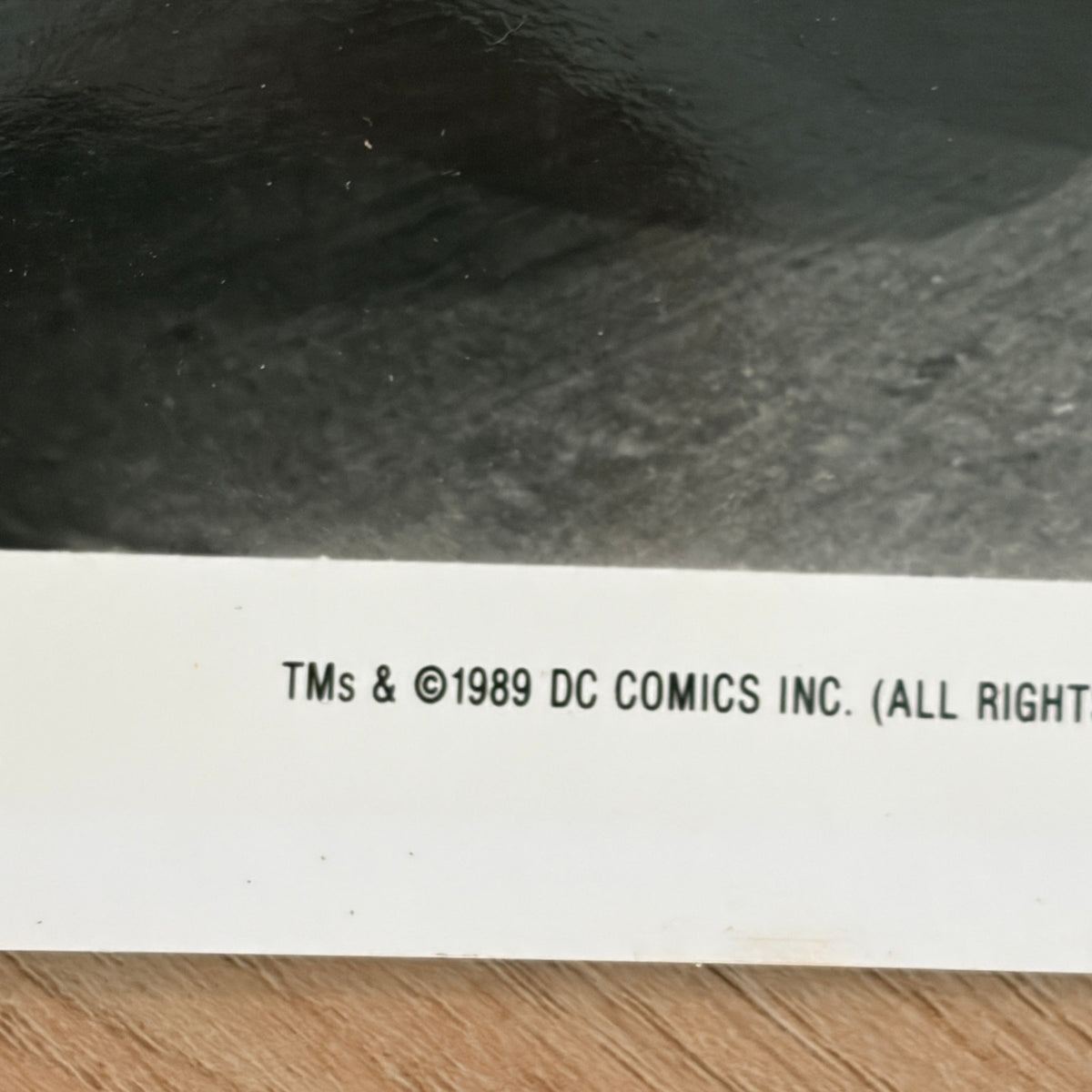 1989 DC Comics Batman Movie Press Kit Batmobile Black and White Still Photograph