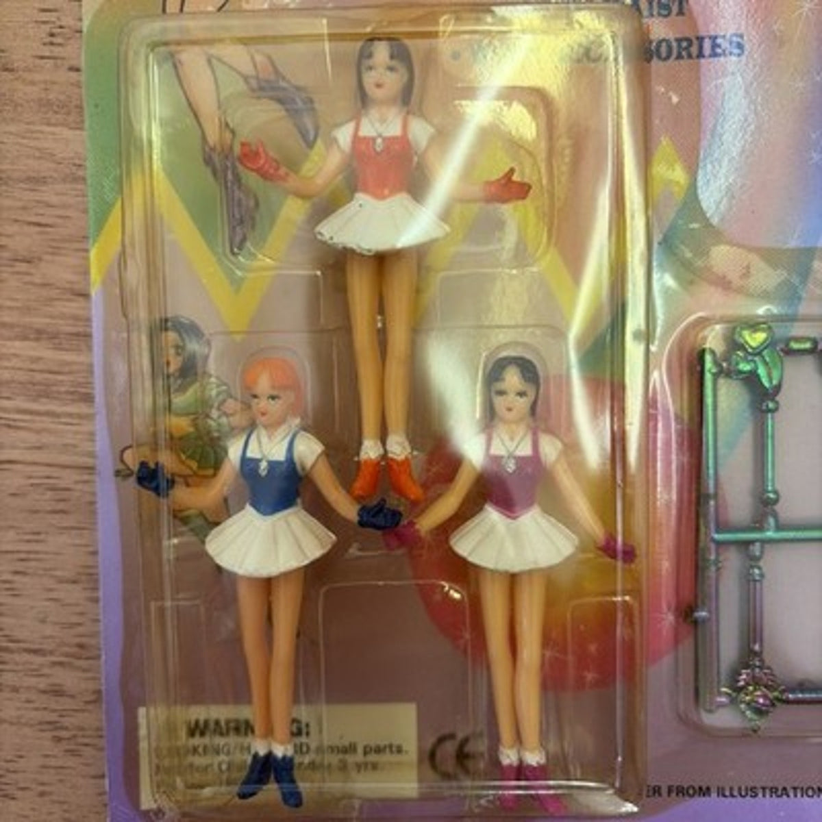 E Toys Meteor Girl Vintage Doll Figures With Accessories On Unpunched Card NEW
