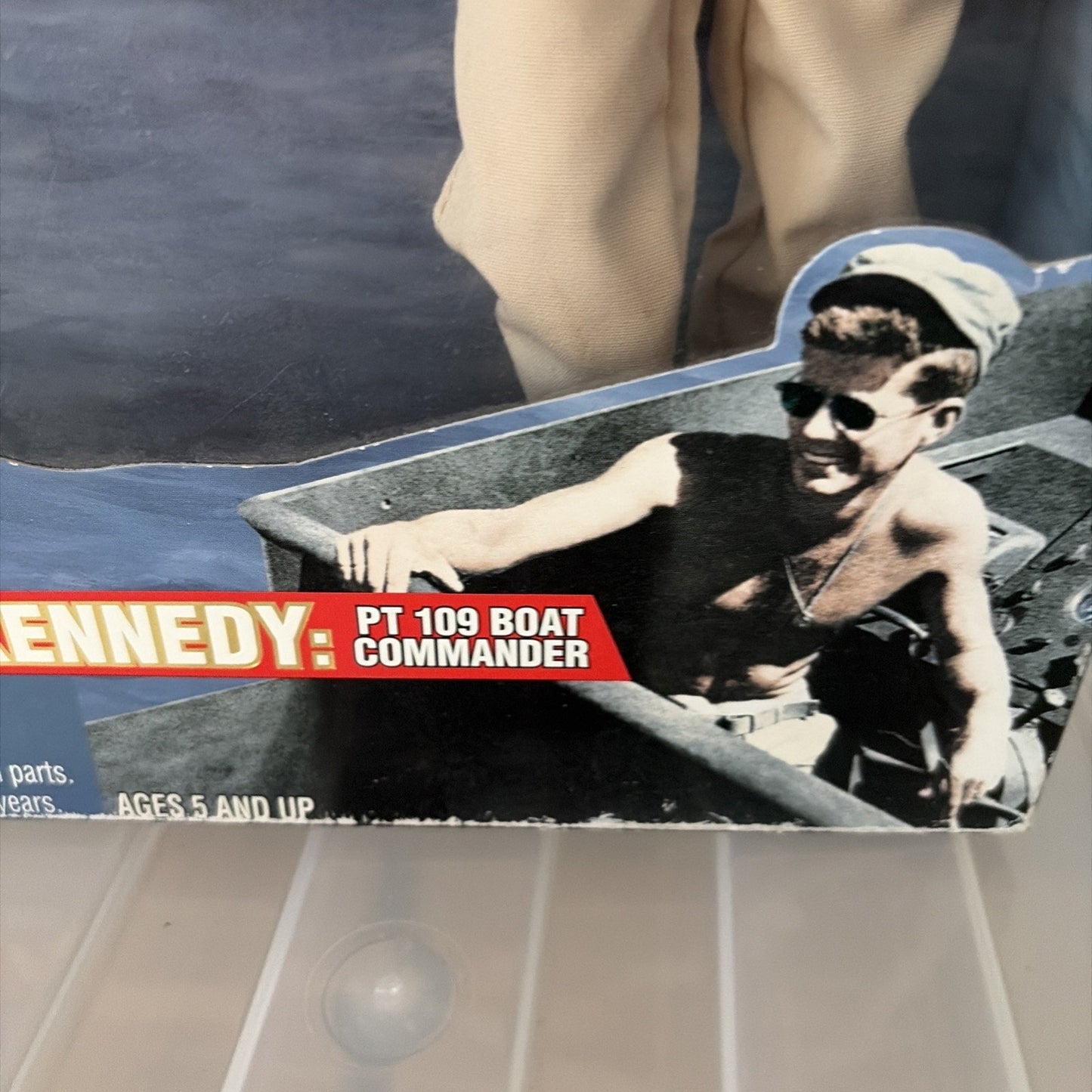 Hasbro G.I. Joe John F. Kennedy PT 109 Boat Commander Figure w/ Accessories