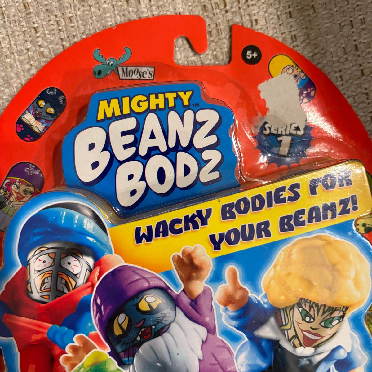 Vintage Mighty Beanz Bodz Moose Toys Series 1 Beans Bodies NEW