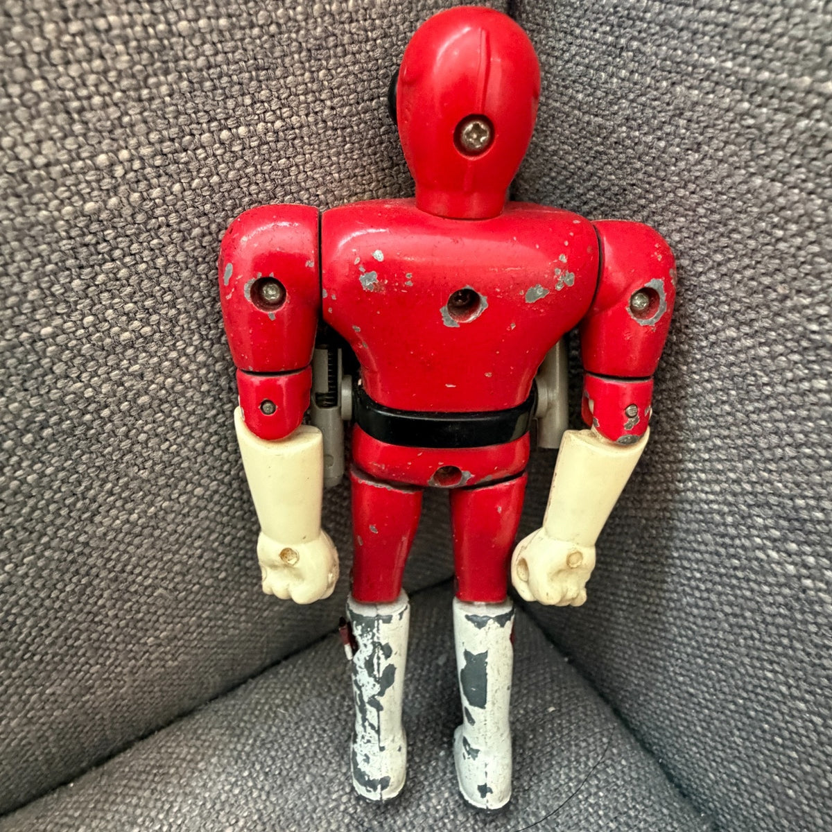Vintage Popy Chogokin Secret Sentai Goranger Red Ranger Die-Cast 5" Tall
