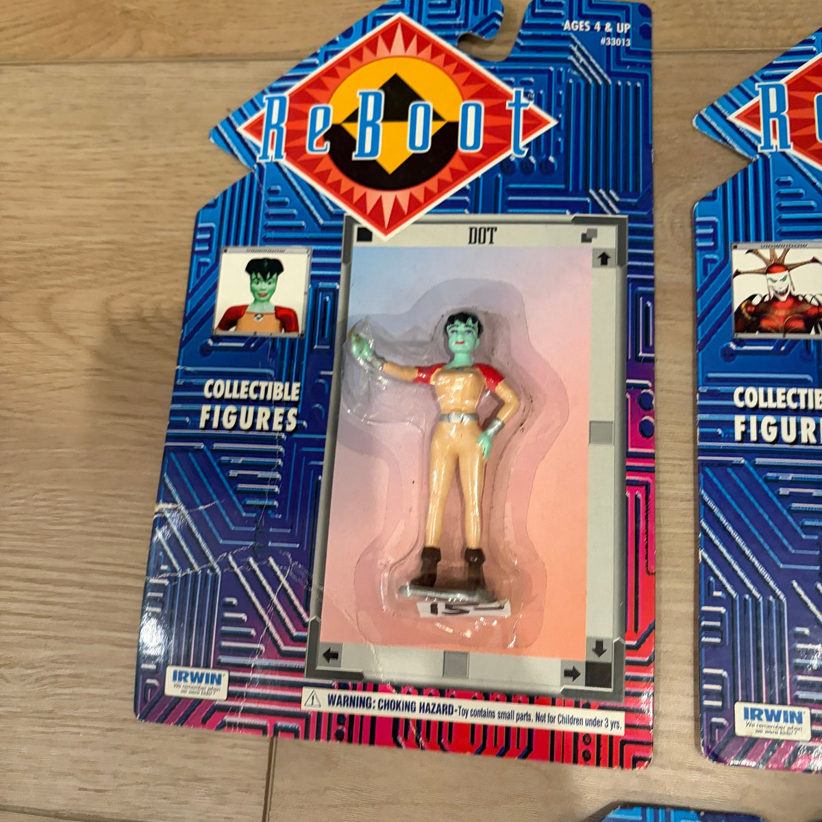 LOT 5 ReBoot Collectible Action Figures Irwin 1995