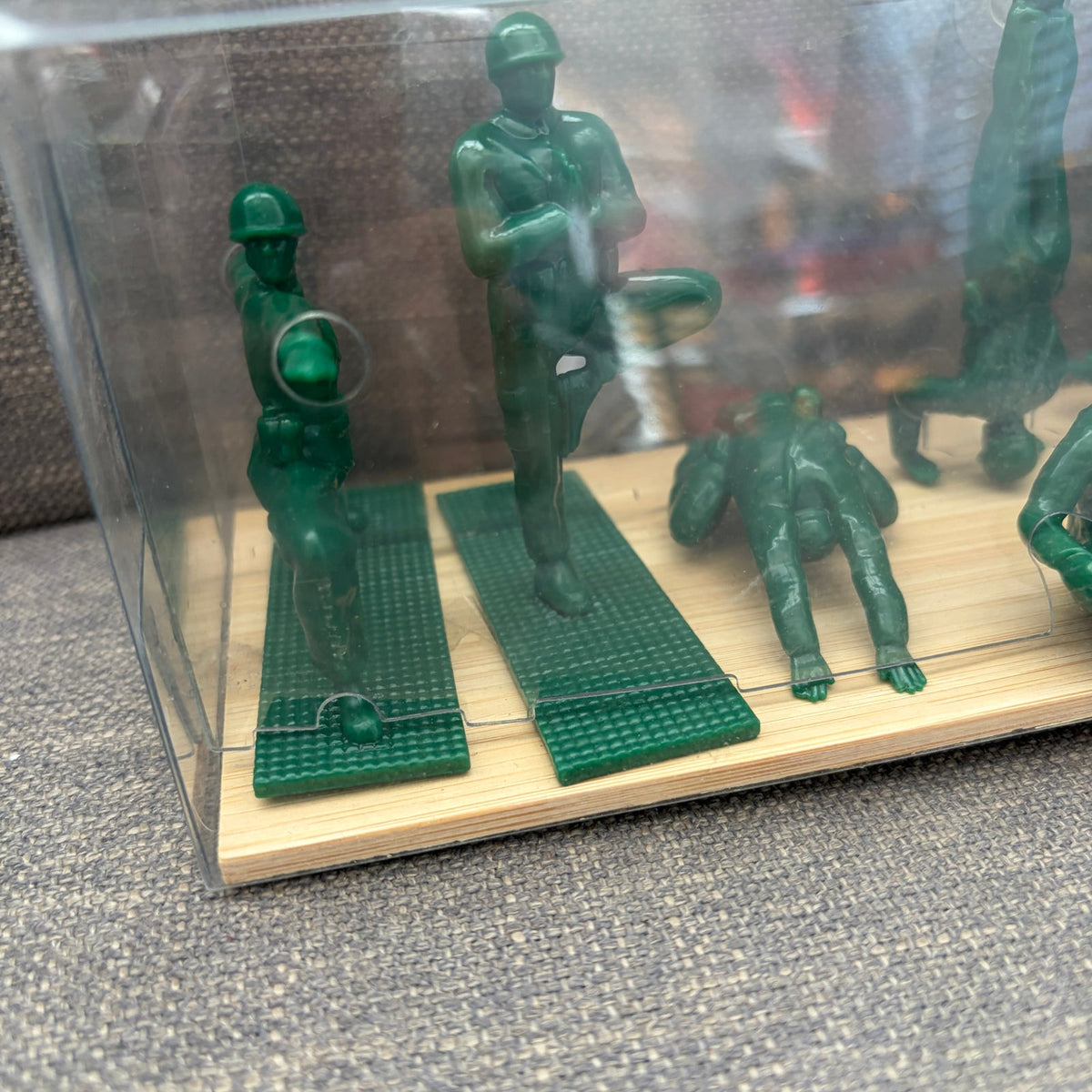 Yoga Joes Green Army Men Doing Yoga Poses NEW