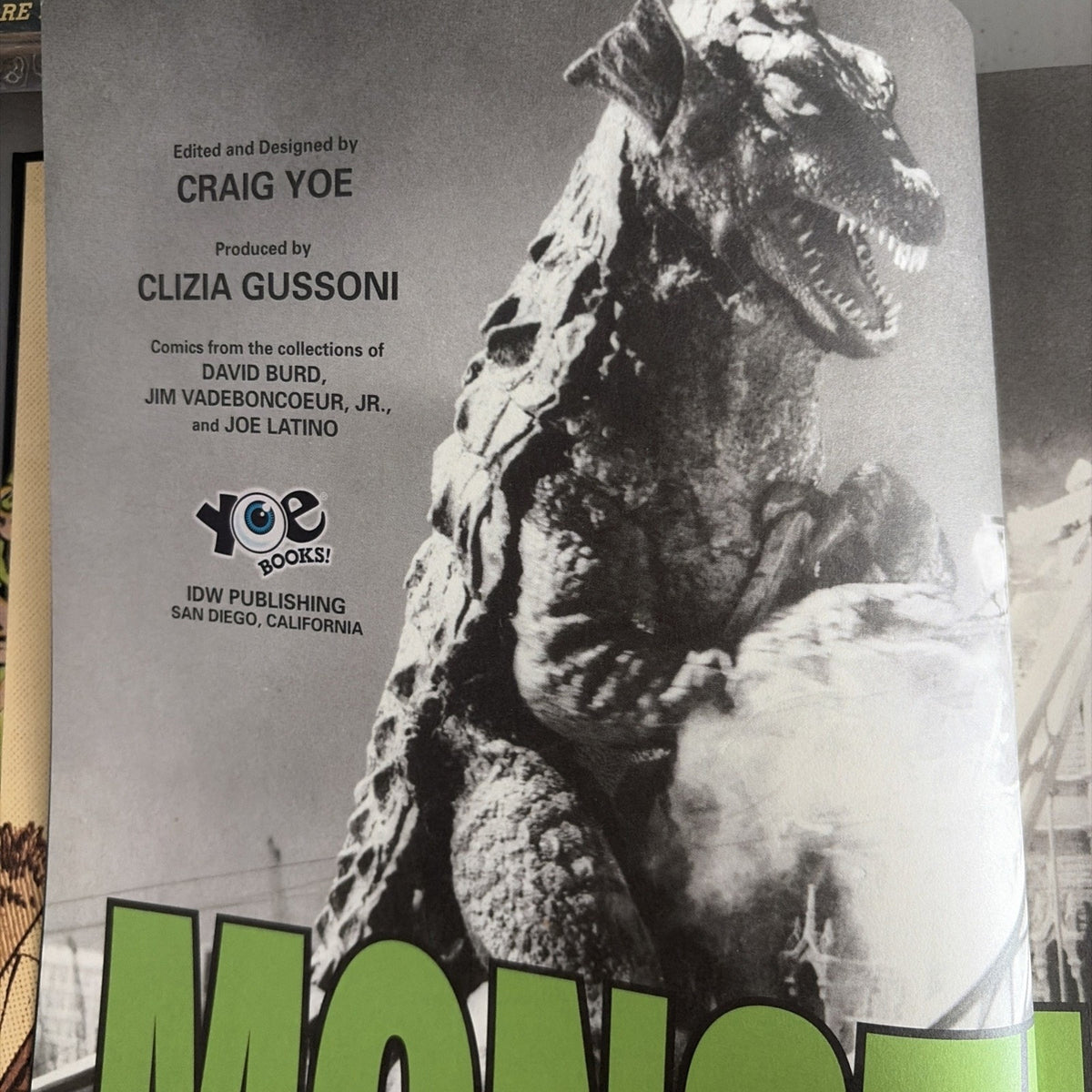 DITKO MONSTERS: GORGO Joe Gill & Craig Yoe - Hardcover IDW 2013 First Printing