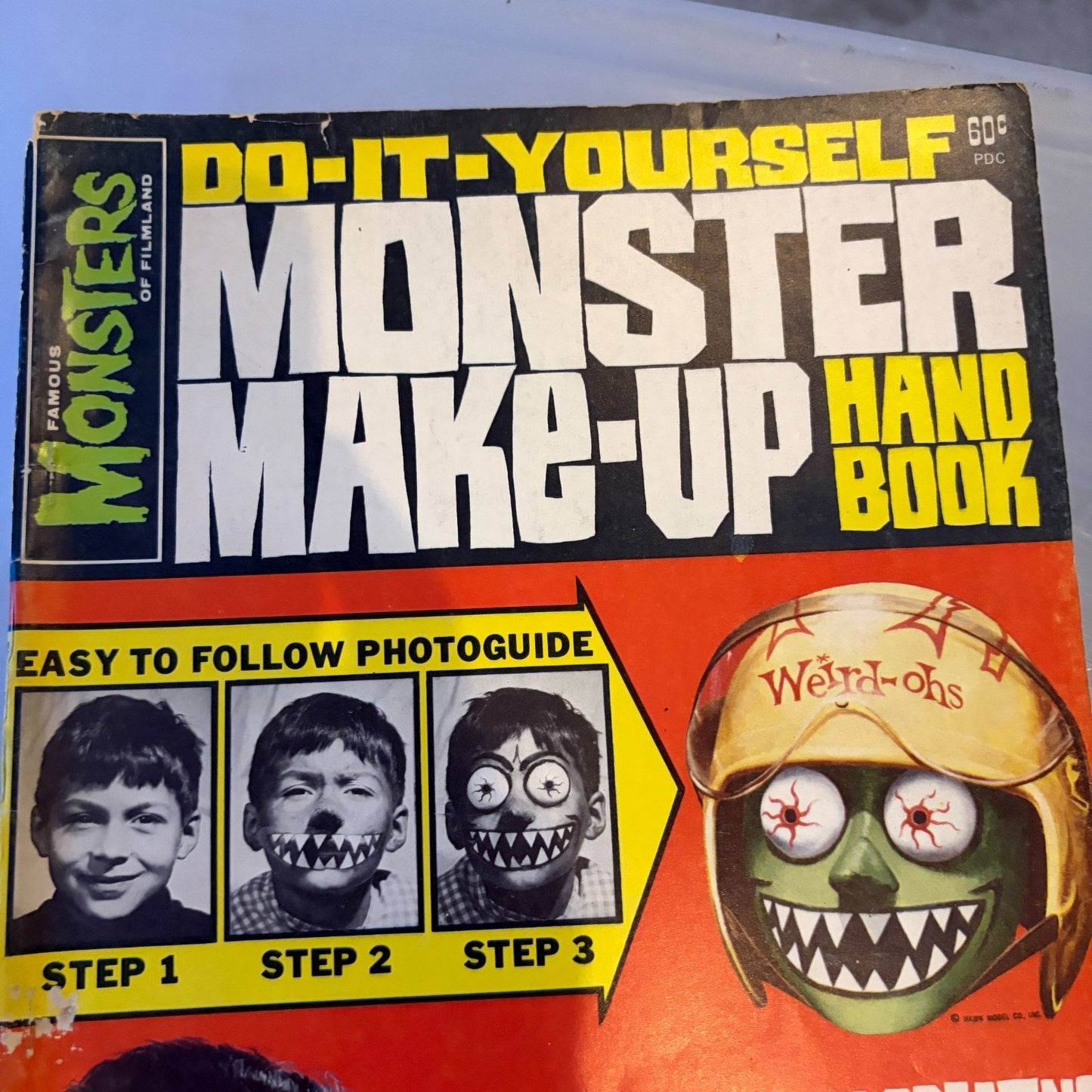 Famous Monsters Filmland Do-It-Yourself Monster Make-Up Handbook Magazine 1965