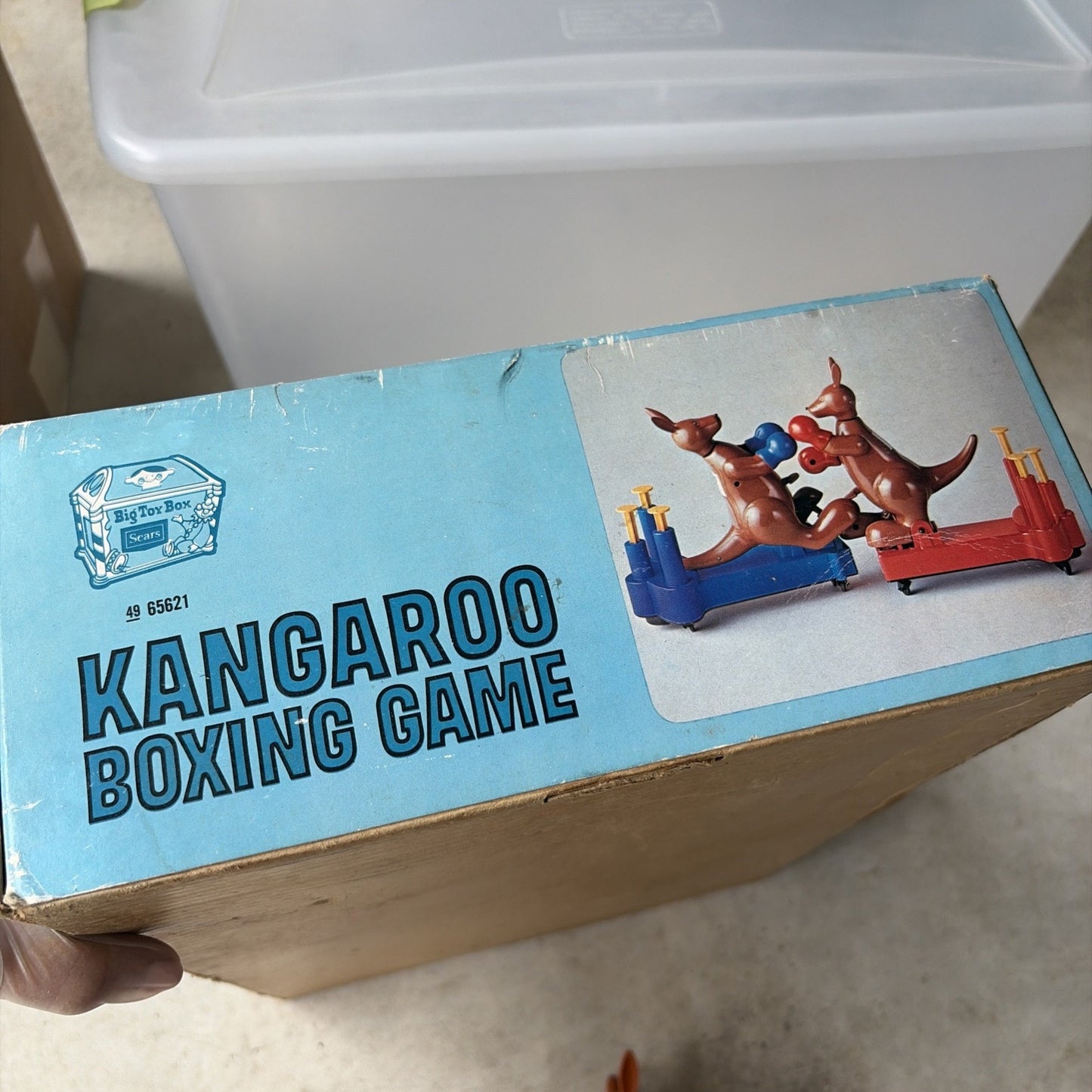 SEARS BIG TOY BOX KANGAROO boxing game 1960S RARE rock em sock em robots JAPAN