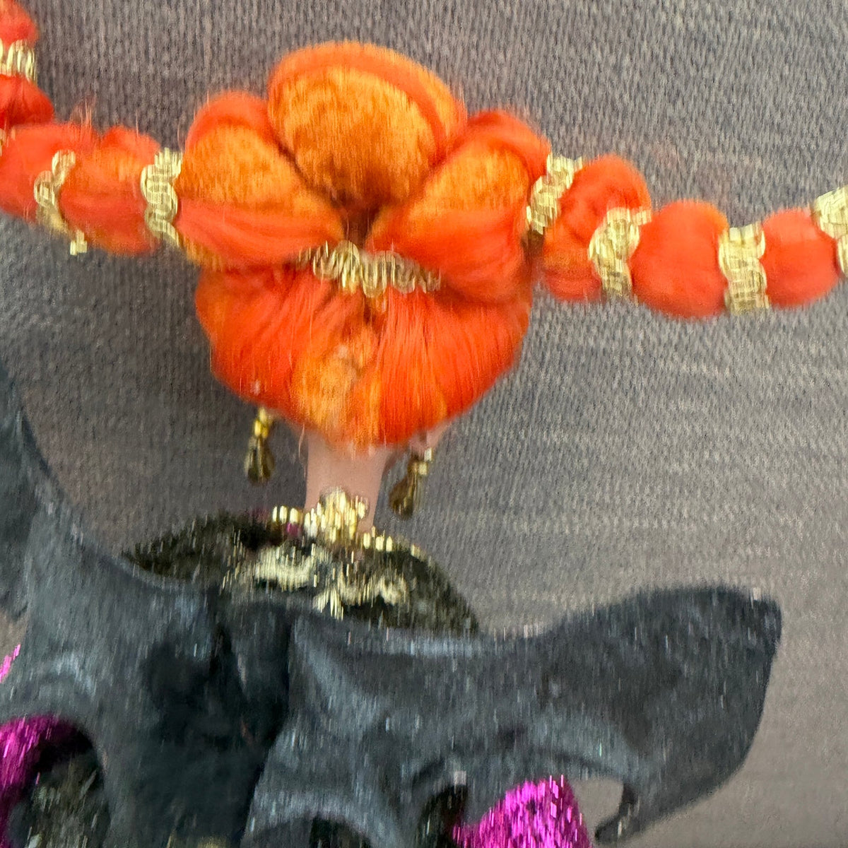 Mark Roberts Halloween Glitter Elf Witch Bat Wings 13" Tall DAMAGED
