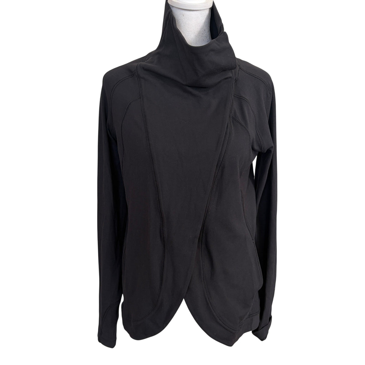 Lululemon Black Rulu Rally Wrap Serene Travels Wrap Womens Size 4
