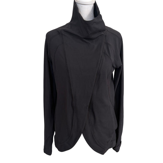 Lululemon Black Rulu Rally Wrap Serene Travels Wrap Womens Size 4