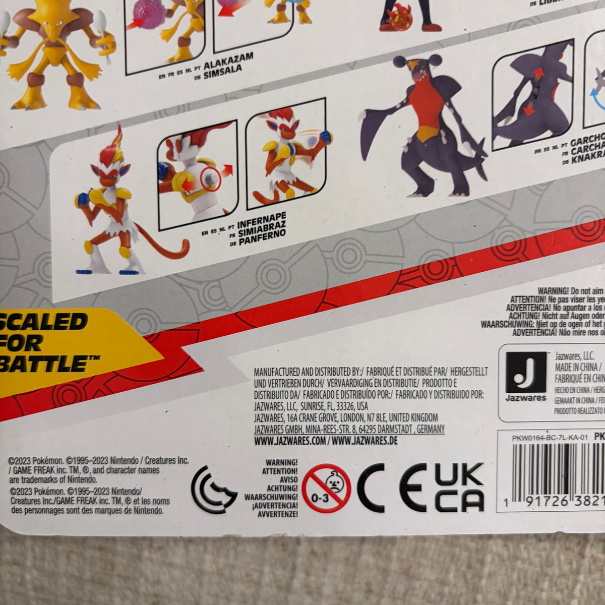 LOT 2 Pokemon Battle Ready! Battle Feature Figures Cinderace and Infernape NEW