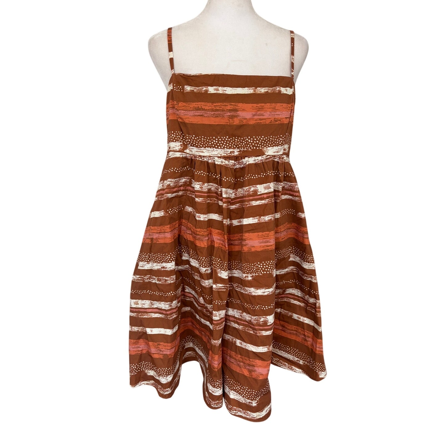 Anthropologie Hutch Bandeau Brown, Orange, Pink Womens Size Medium