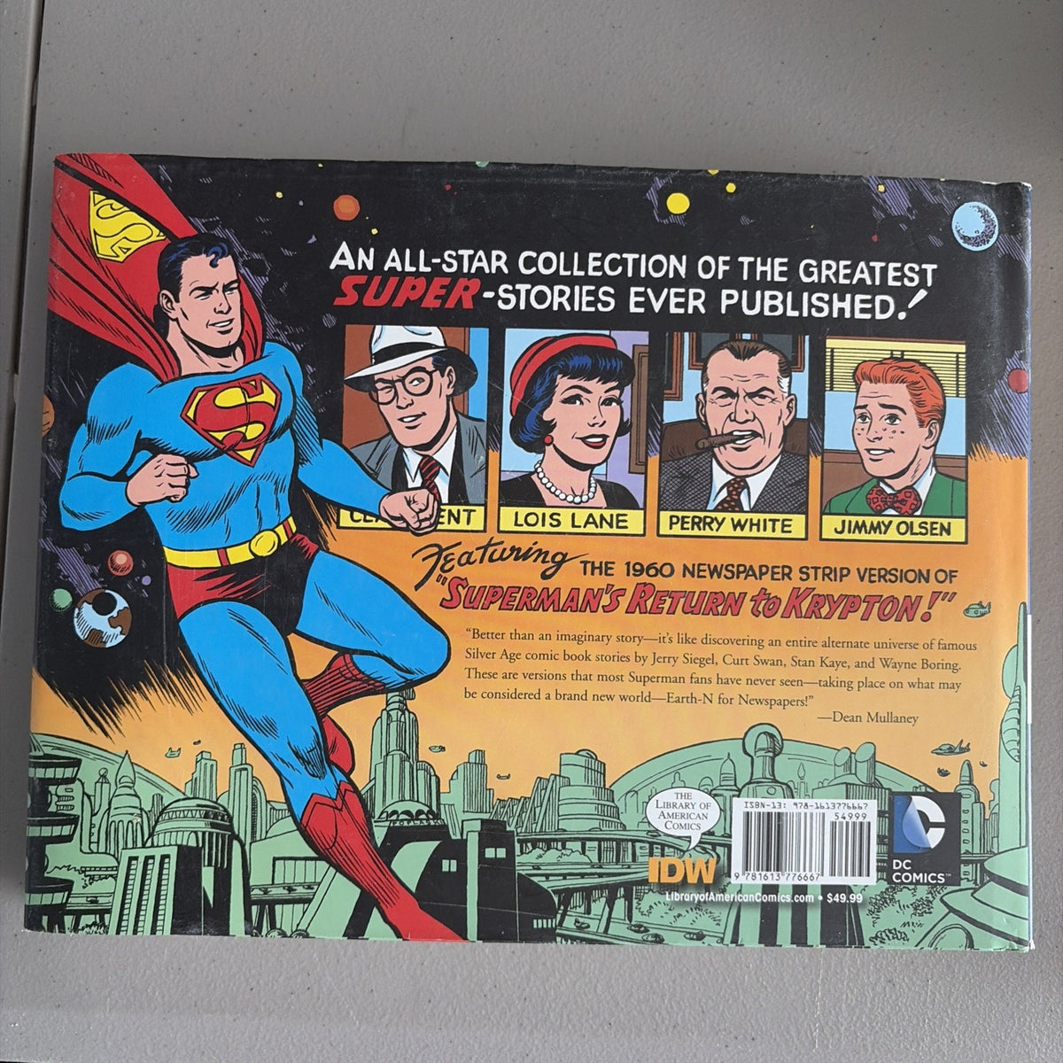 1959 - 1961 Superman The Silver Age Dailies DC Comics Hardcover Book