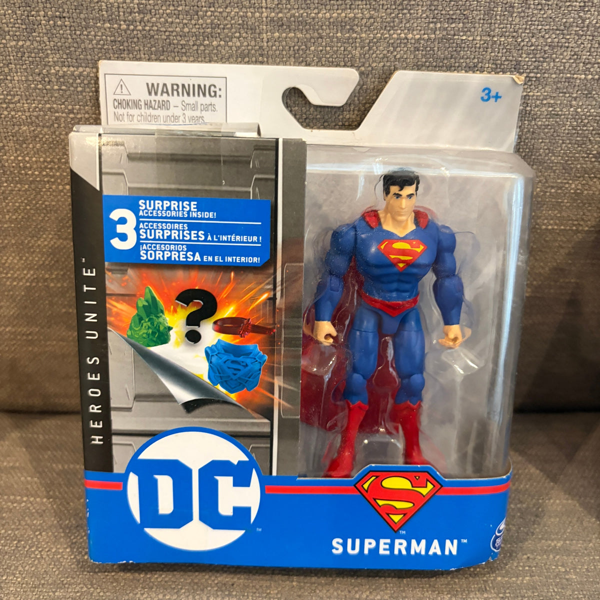 DC Heroes Unite 4 Figures Surprise Accessories Aquaman, Wonder Woman, Superman
