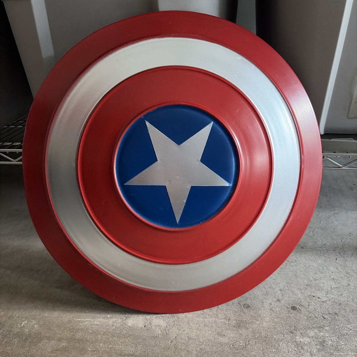 18.5" Captain America Winter Soldier Marvel Metal Shield Avengers Leather Strap