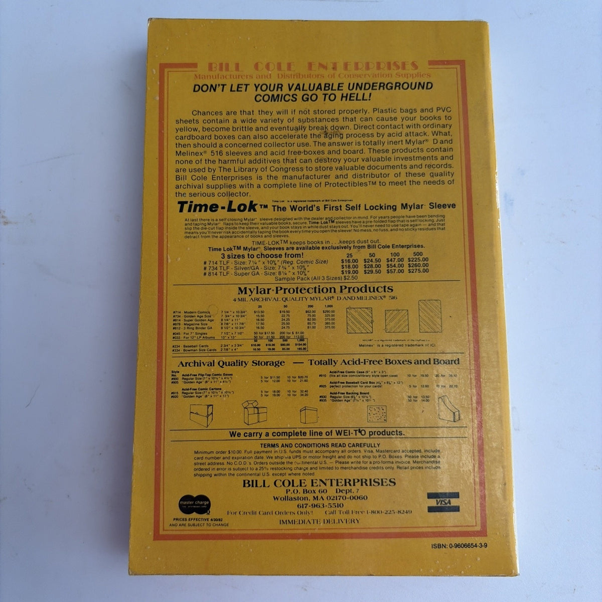 THE OFFICIAL UNDERGROUND & NEWAVE COMIX PRICE GUIDE 1st EDITION 1982