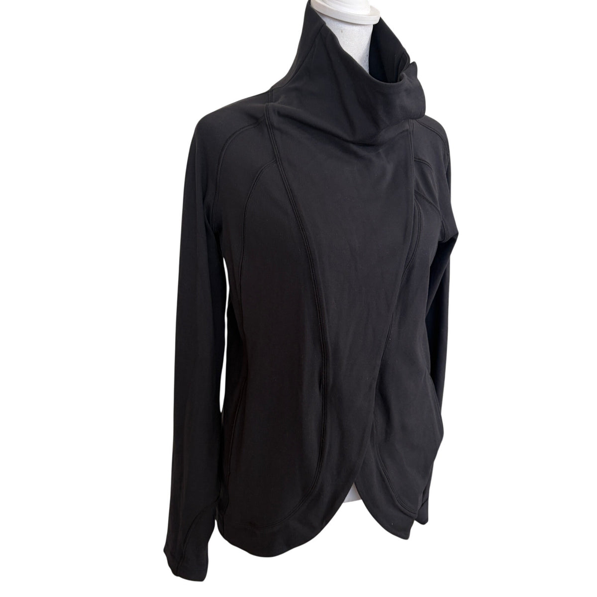 Lululemon Black Rulu Rally Wrap Serene Travels Wrap Womens Size 4