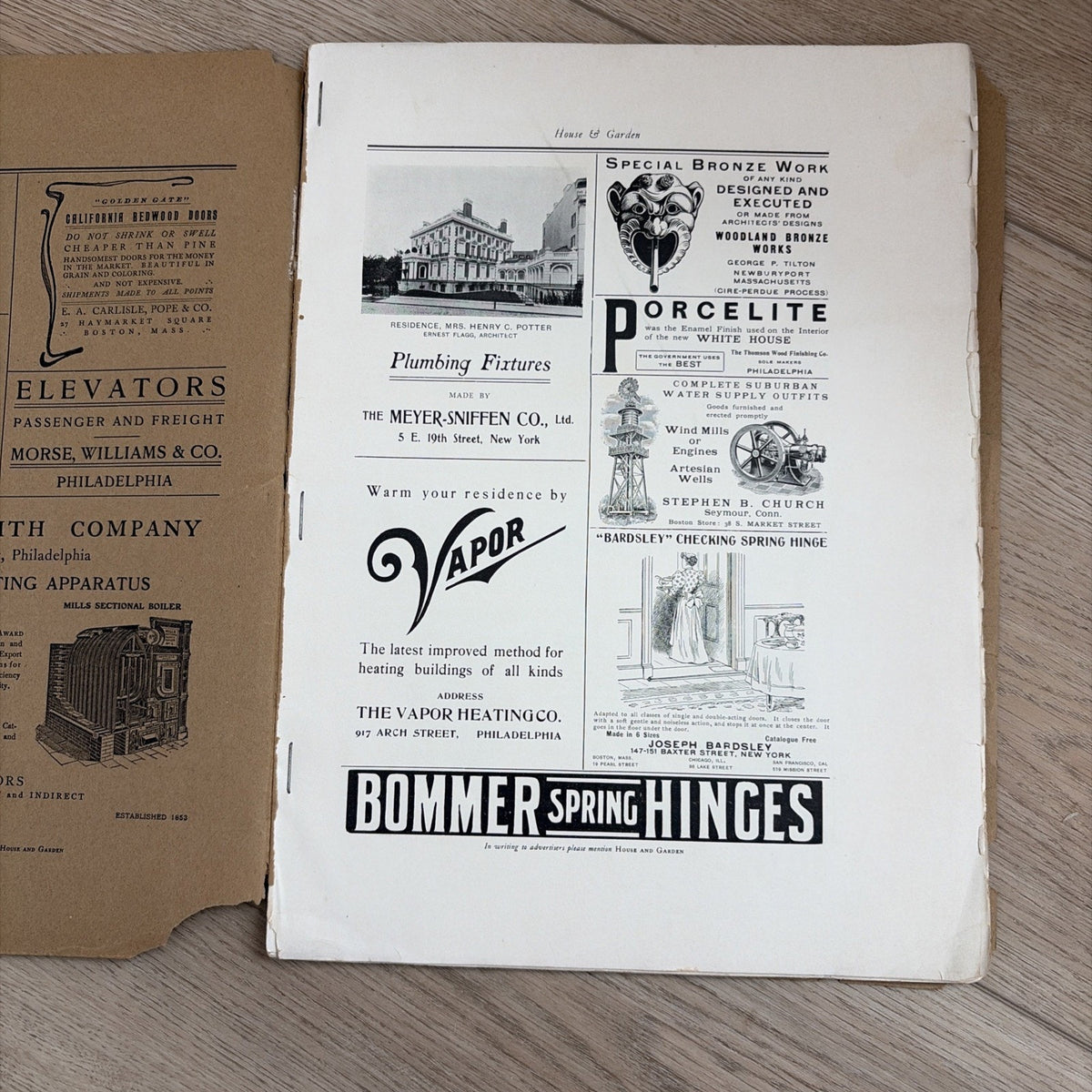 1903 February HOUSE & GARDEN MAGAZINE Architecture, Gardens, Decoration