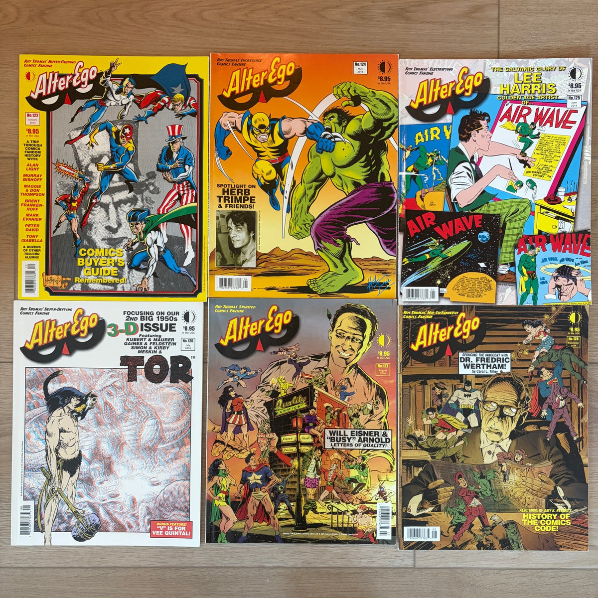 Huge ALTER EGO Magazine Lot 0f 45 Issues, #3-162 Assorted, TwoMorrows - Comics!