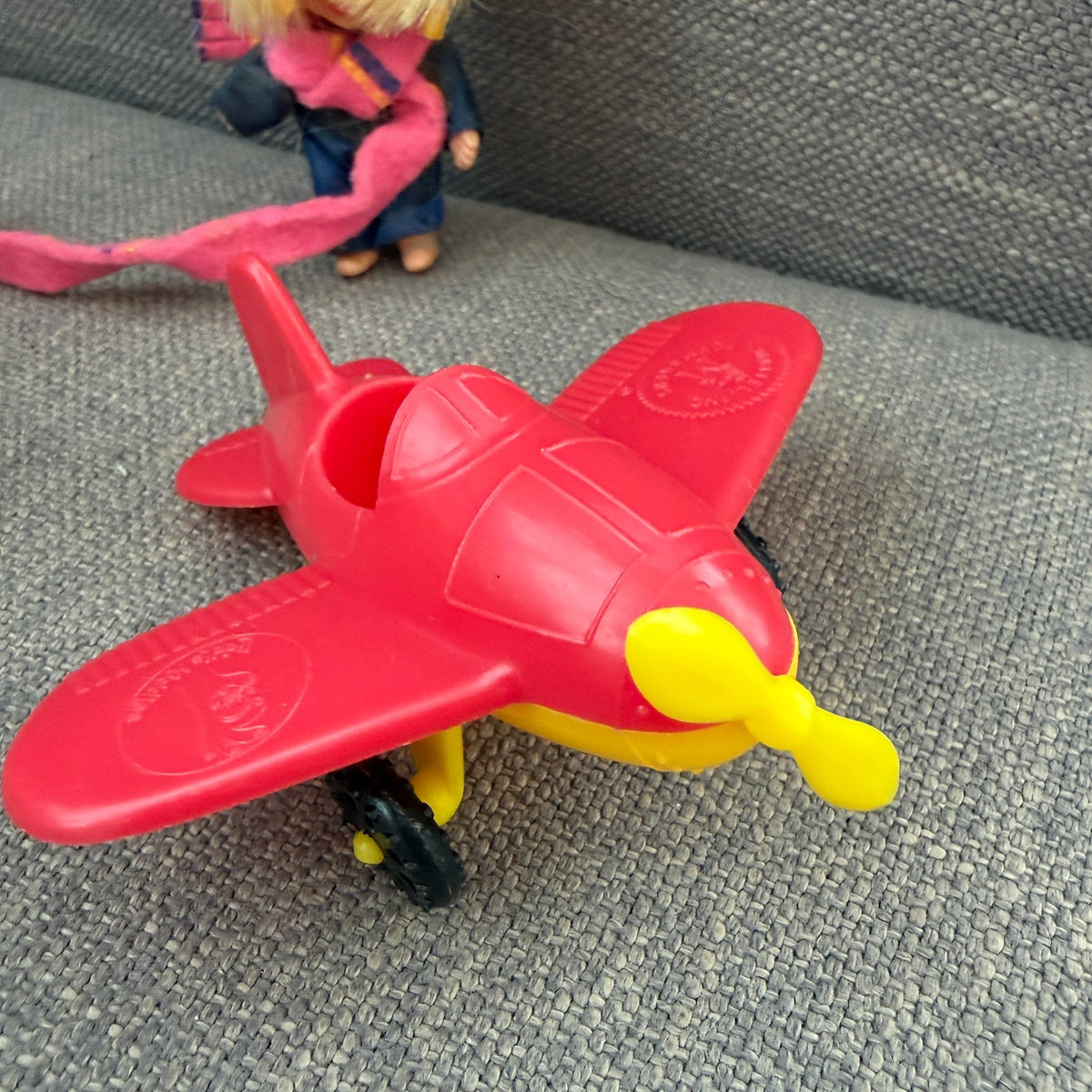 Vintage Liddle Kiddles Windy Fliddle Doll, Clothes, Airplane 1960s