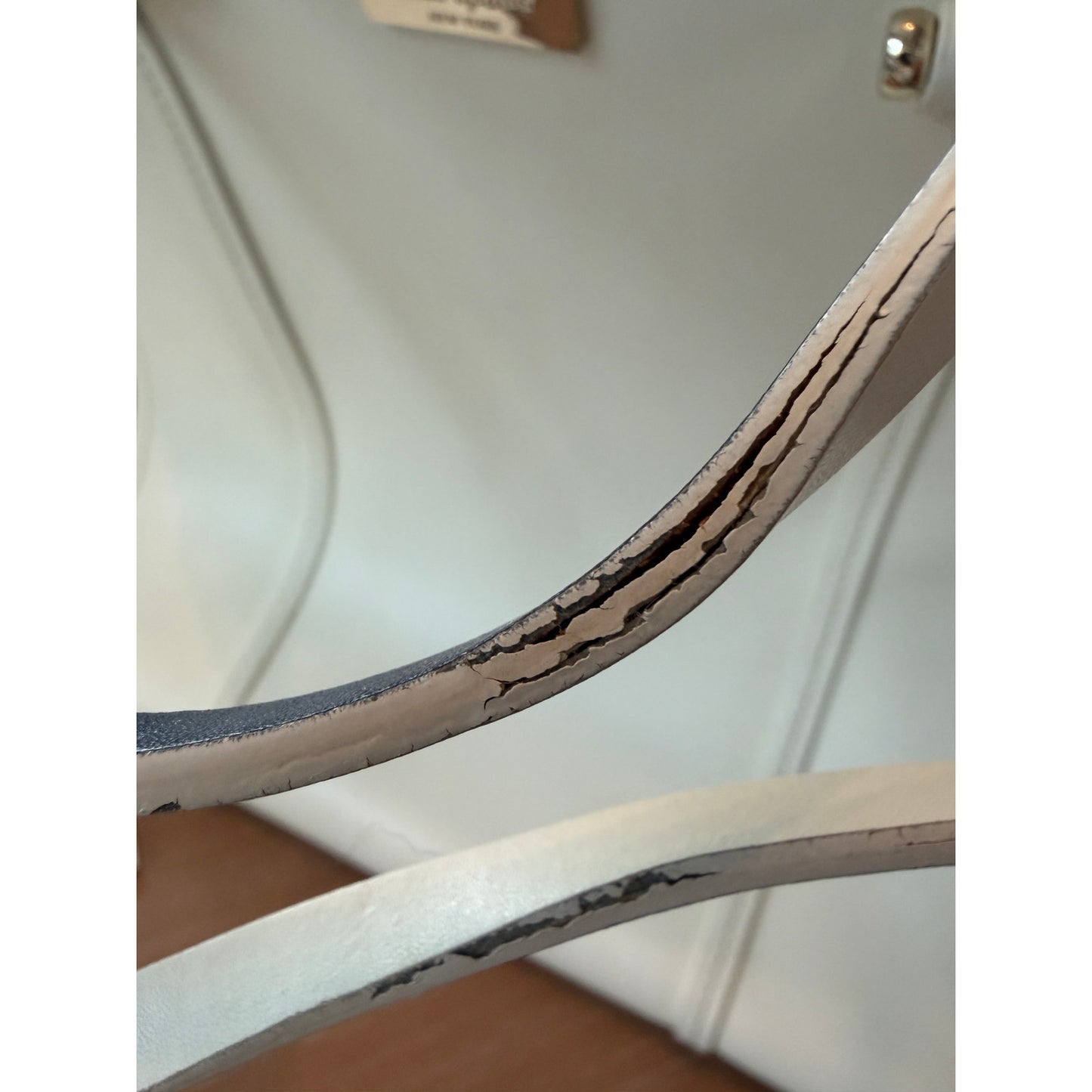 Kate Spade New York Arbour Hill Elodie Satchel Tote Bag Off White Navy Blue