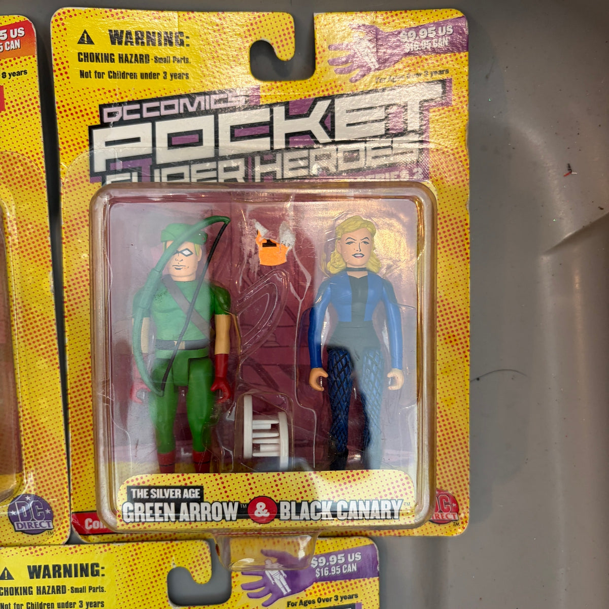 LOT 5 DC Comics Pocket Super Heroes Green Lantern, Green Arrow, Aqualad, MORE
