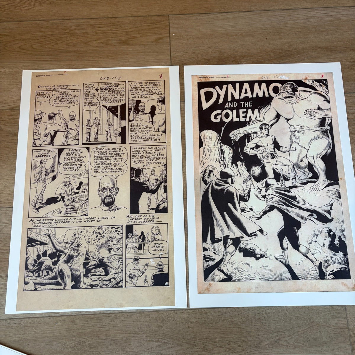 Wally Wood T.H.U.N.D.E.R Agents: Artist's Edition Porfolio 15" x 22"