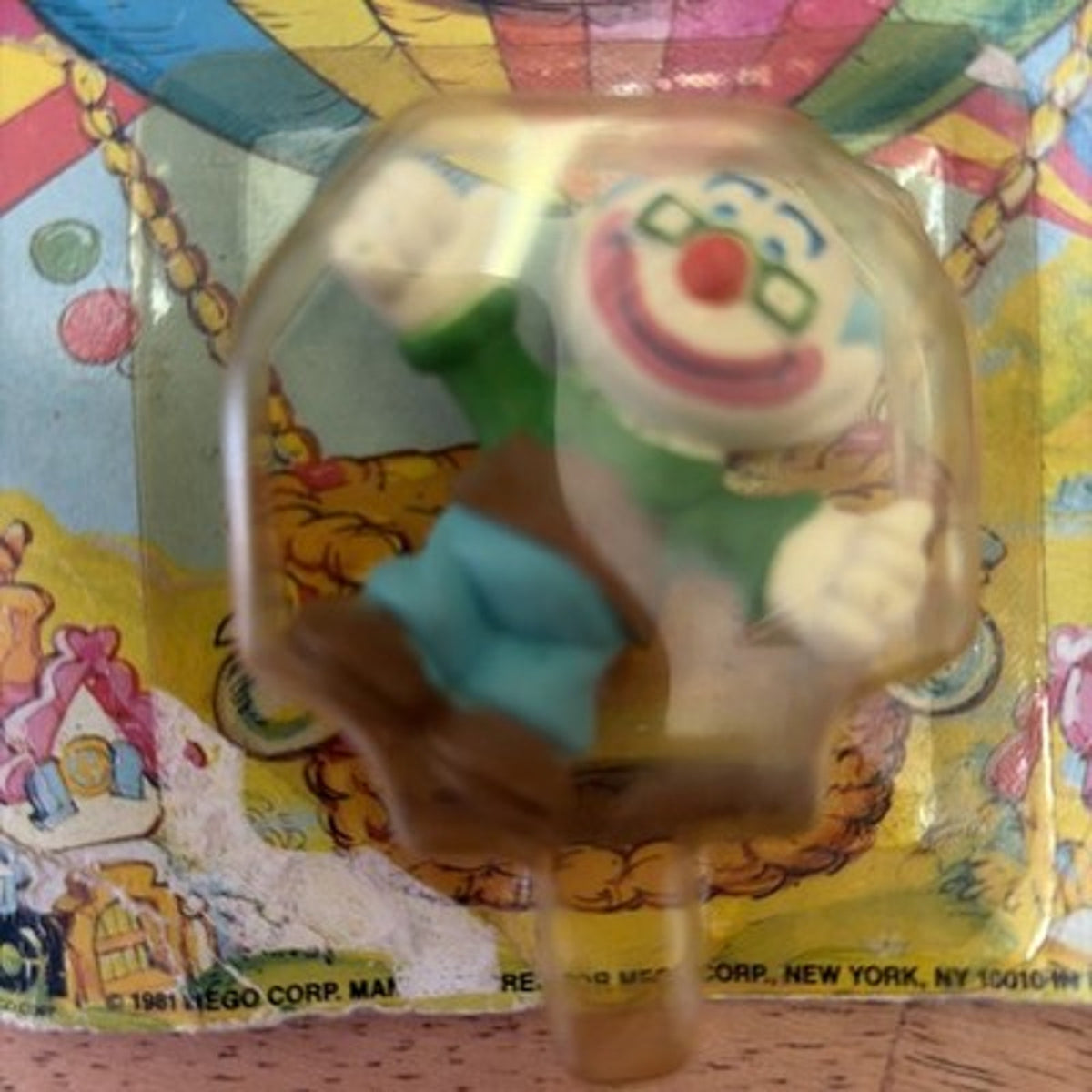 Vintage MEGO 1981 Clown Around Pa Clown Figure New on Card Unpunched