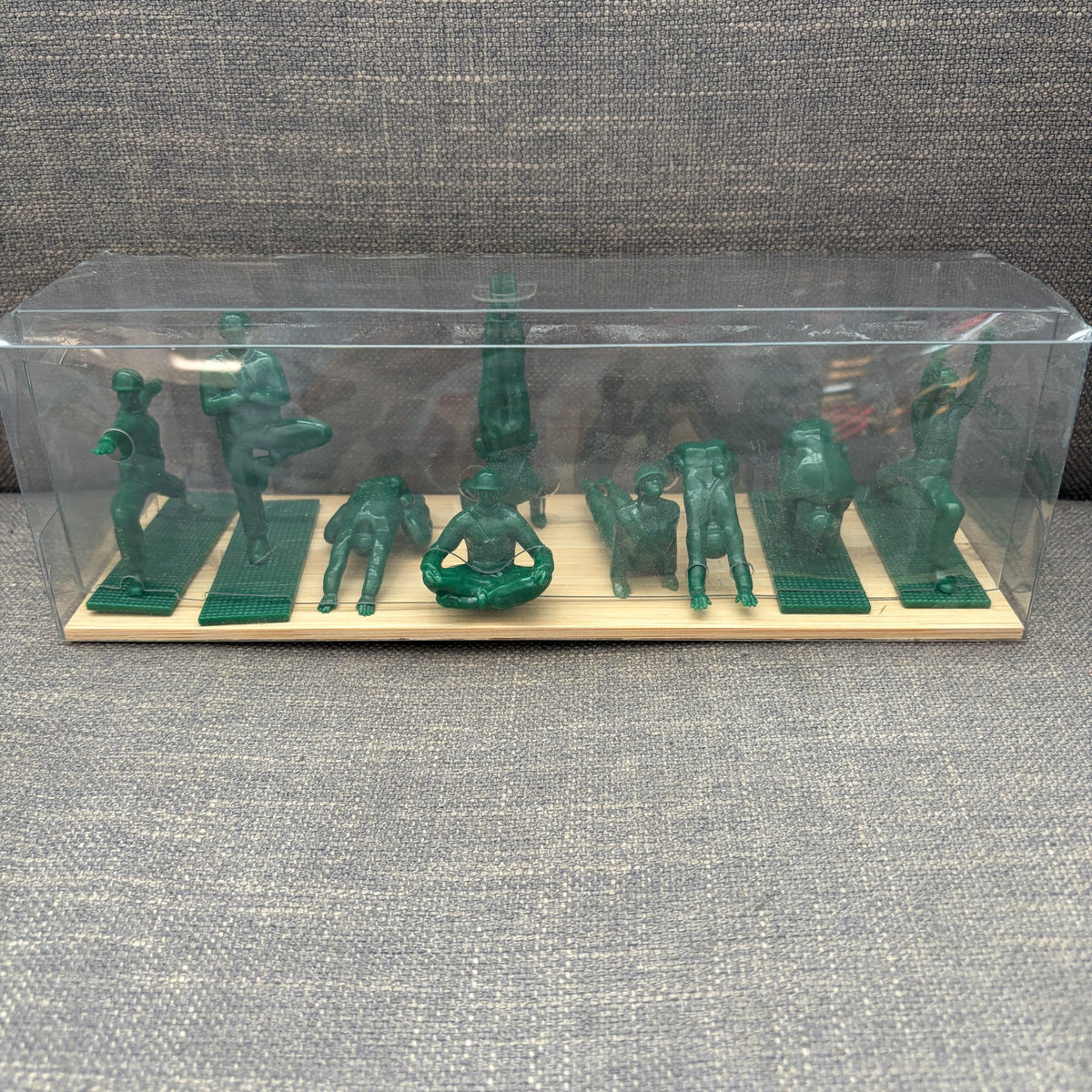 Yoga Joes Green Army Men Doing Yoga Poses NEW