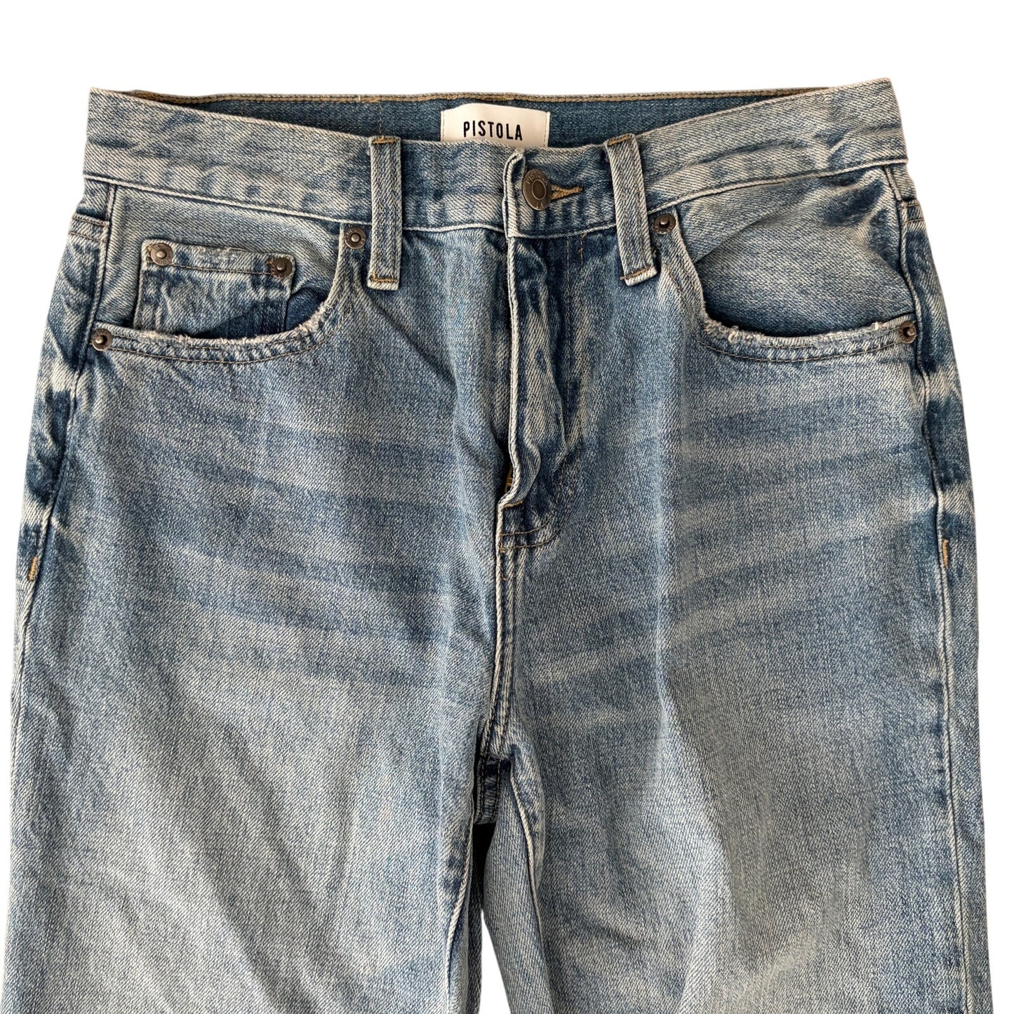 Pistola Presley High Rise Relaxed Roller Jean Style P6626KEE Womens Size 25