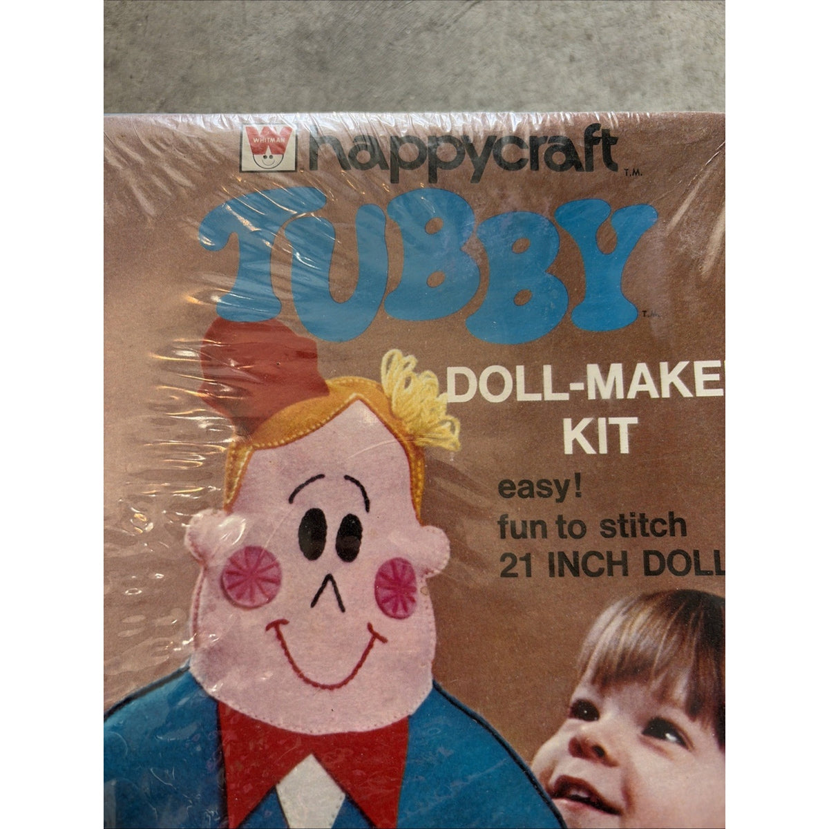 Vintage 1973 Whitman Happycraft Little Lulu TUBBY 21" Doll Making Kit NEW Sealed