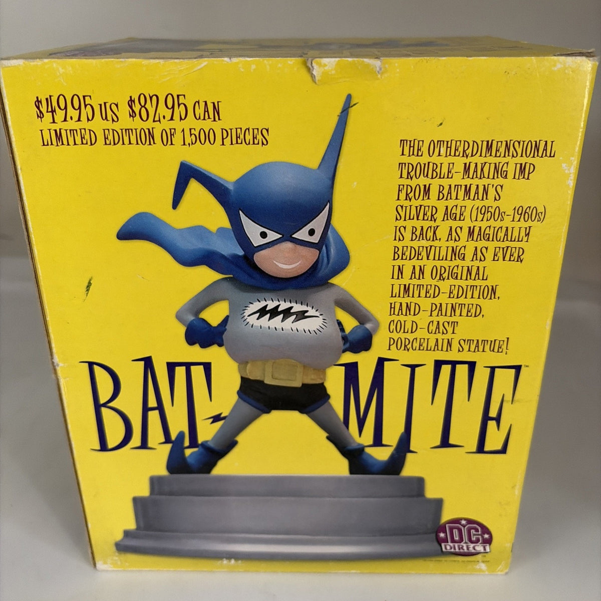 DC Direct BAT-MITE 5 3/4" Porcelain Statue (2001) Limited #115/1500 BRAND NEW