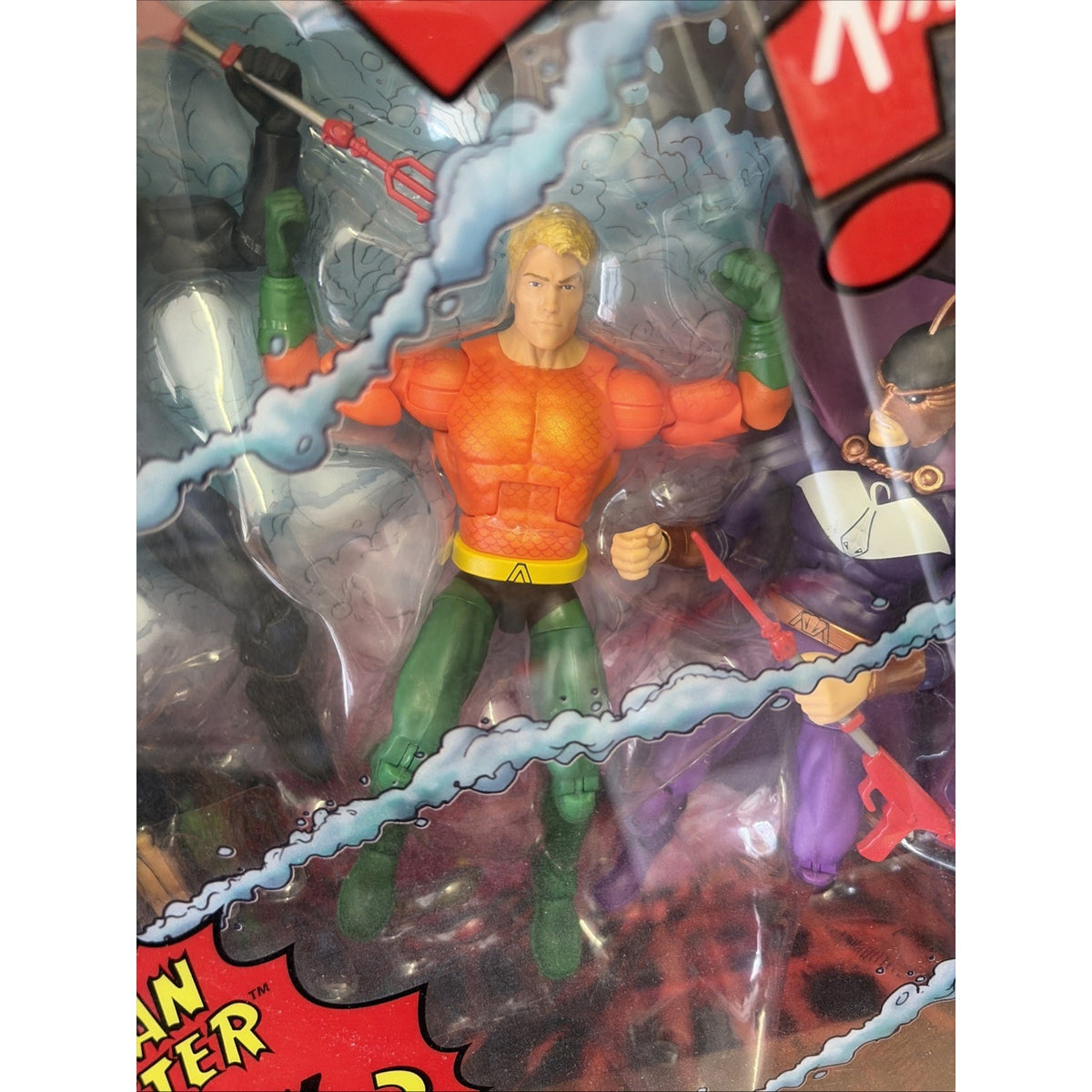 DC COMICS BETWEEN TWO DOOMS , OCEANMASTER, AQUAMAN, BLACK MANTA 3 PACK NEW