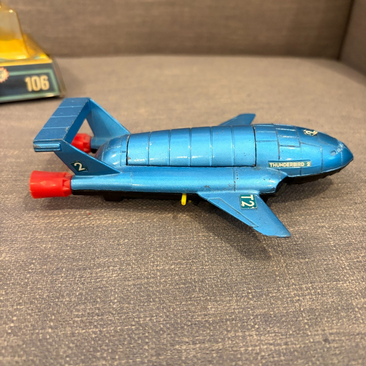 Vintage Dinky Toys Boxed 106 Thunderbird 2 & 4 Model Set