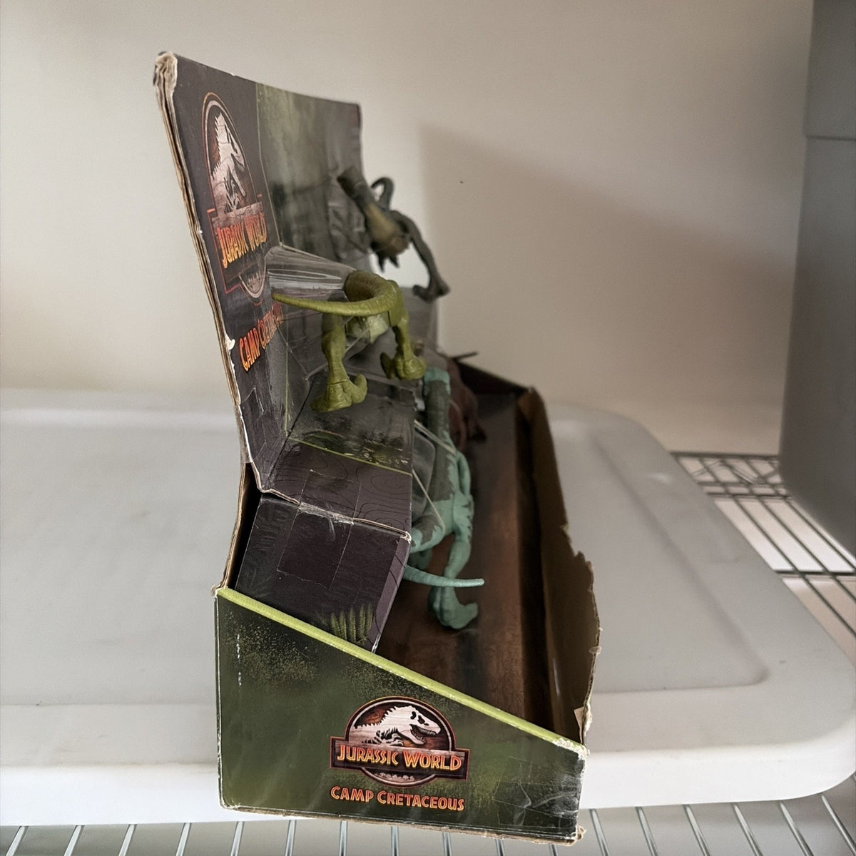 Mattel Jurassic World Camp Cretaceous Raptor Squad Action Figure Set 4 Pieces