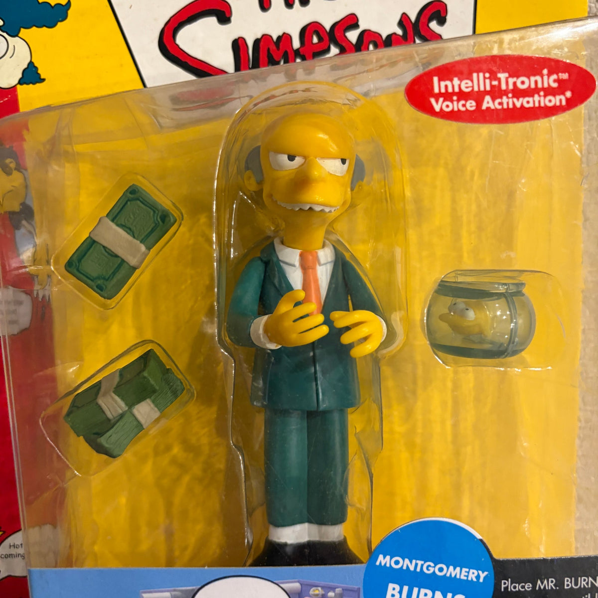 Simpsons MONTGOMERY BURNS Series 1 Playmates Figure SEALED NEW 2000