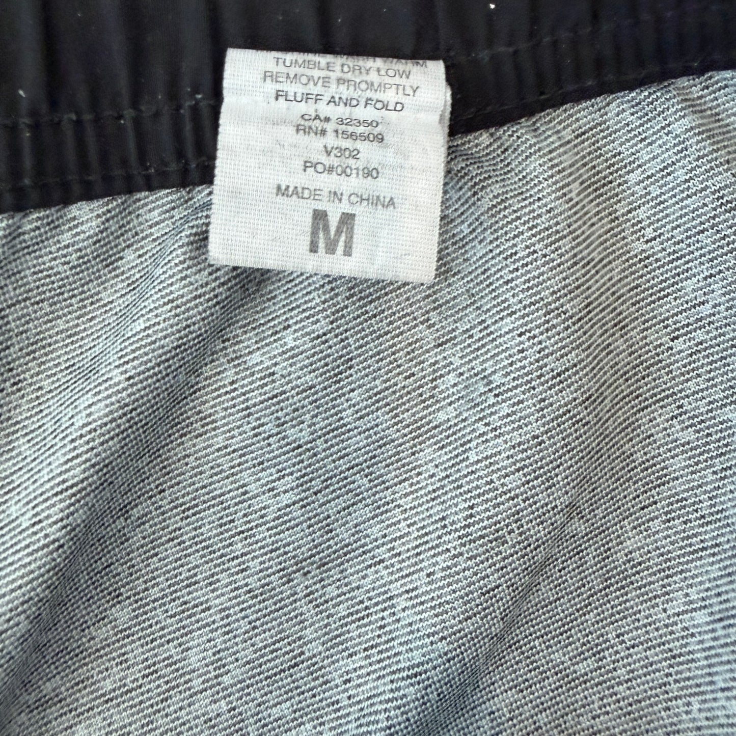 Vuori Black and Gray Drawstring Athletic Shorts Men's Size Medium