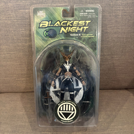 DC DIRECT Blackest Night Series 6 Black Lantern Hawkgirl Action Figure NEW