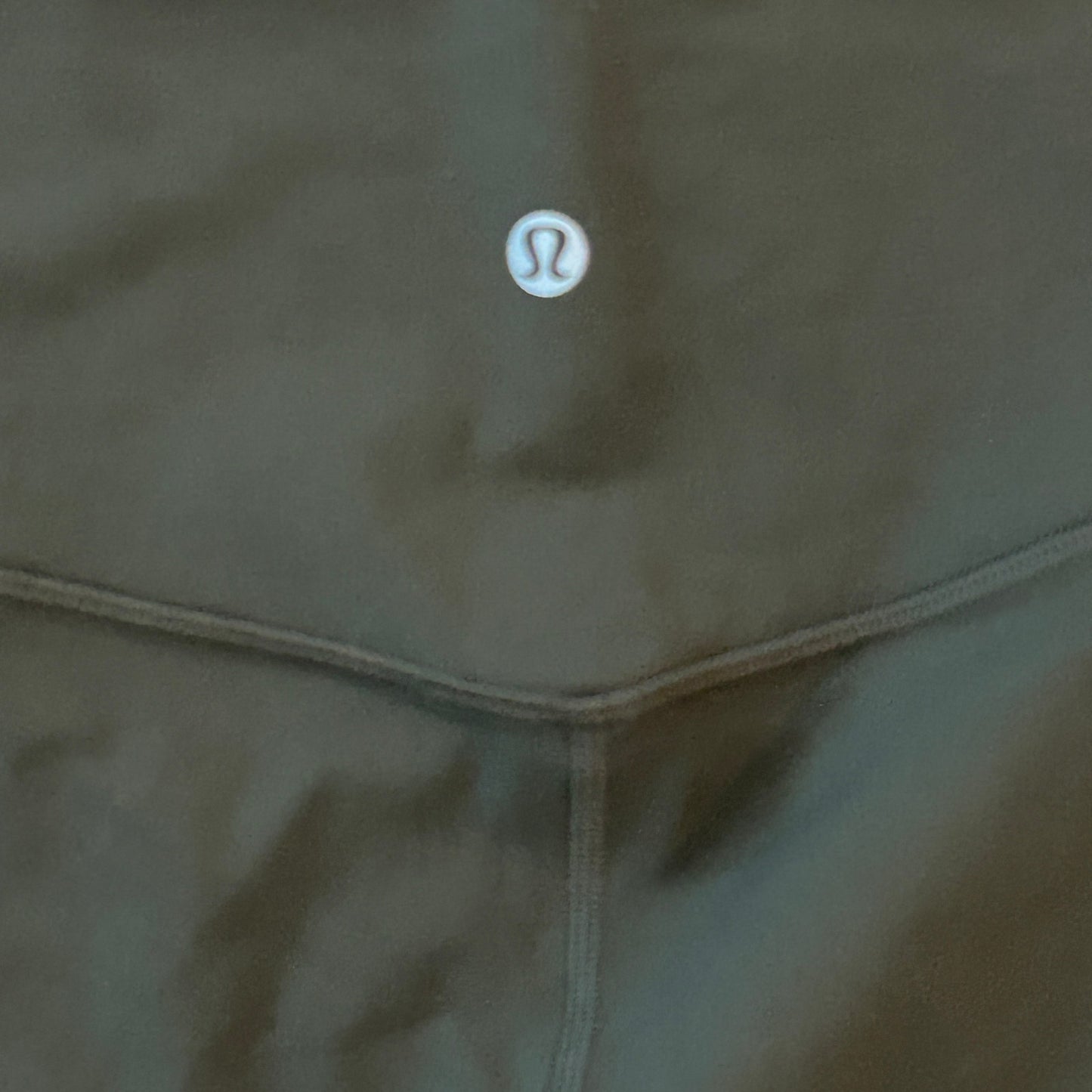 Lululemon Army Green Align High Rise 19" Cropped Leggings LW5CTAS Womens Size 4